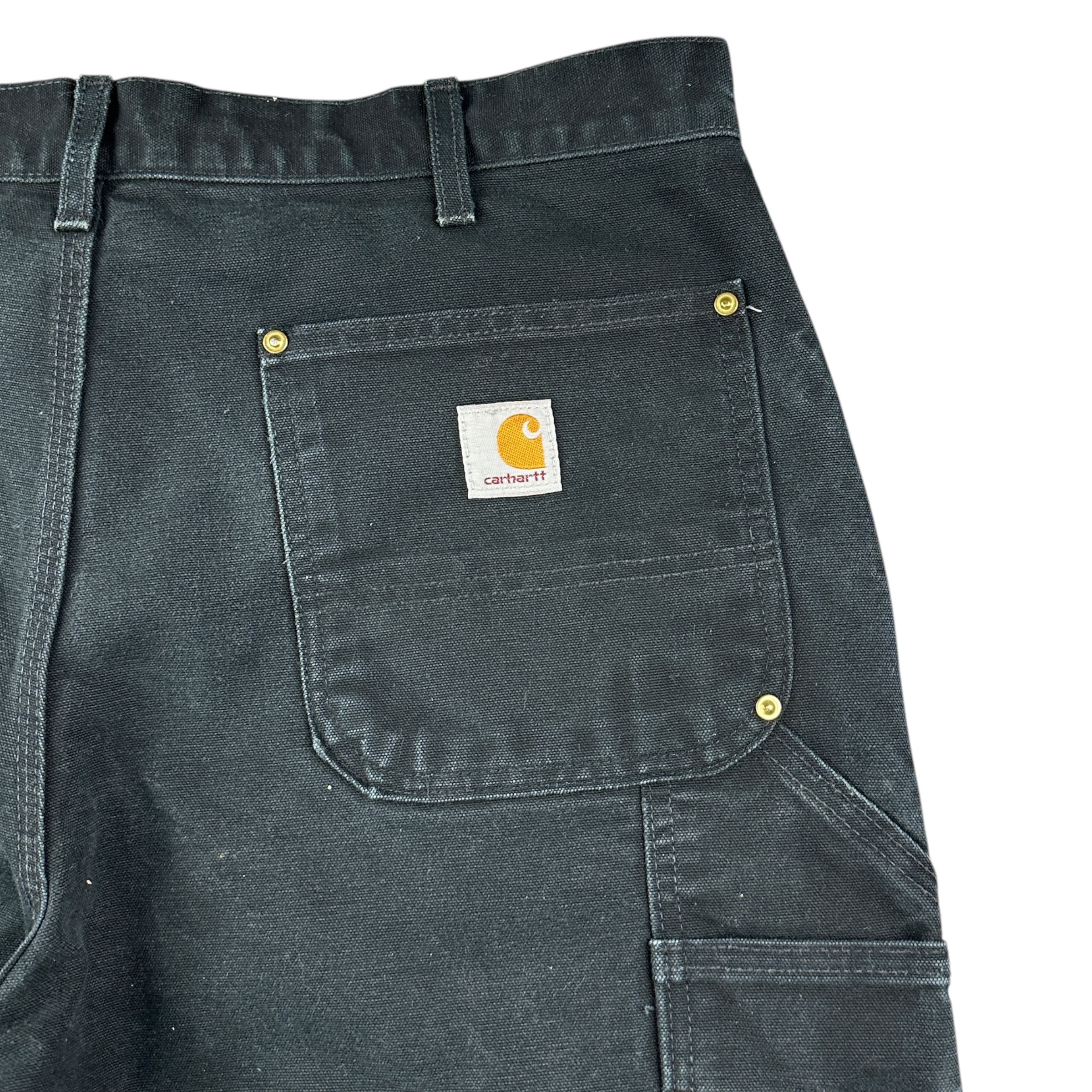 Vintage Carhartt Double Knees Pants Black