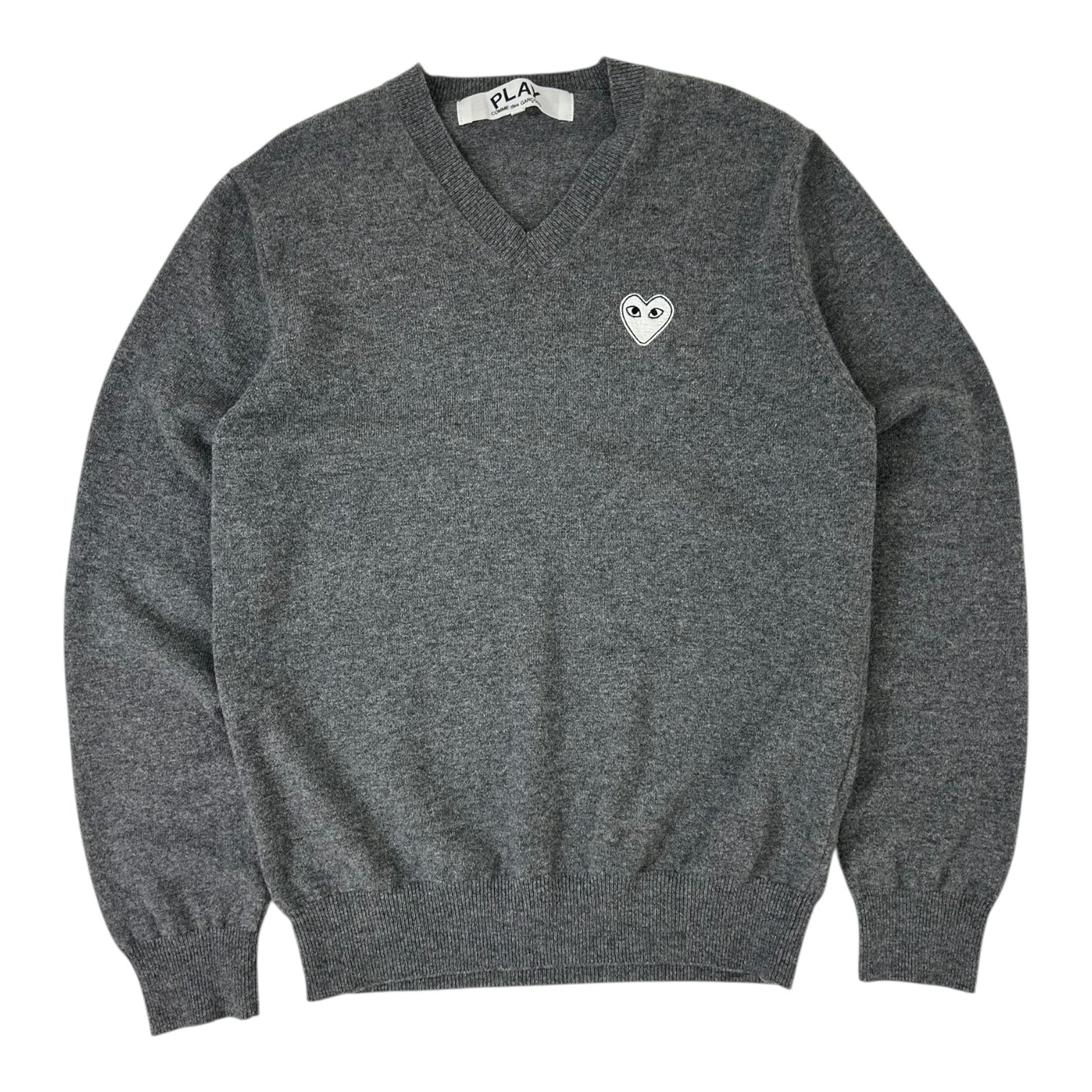Comme Des Garçons Play Cardigan Dark Grey