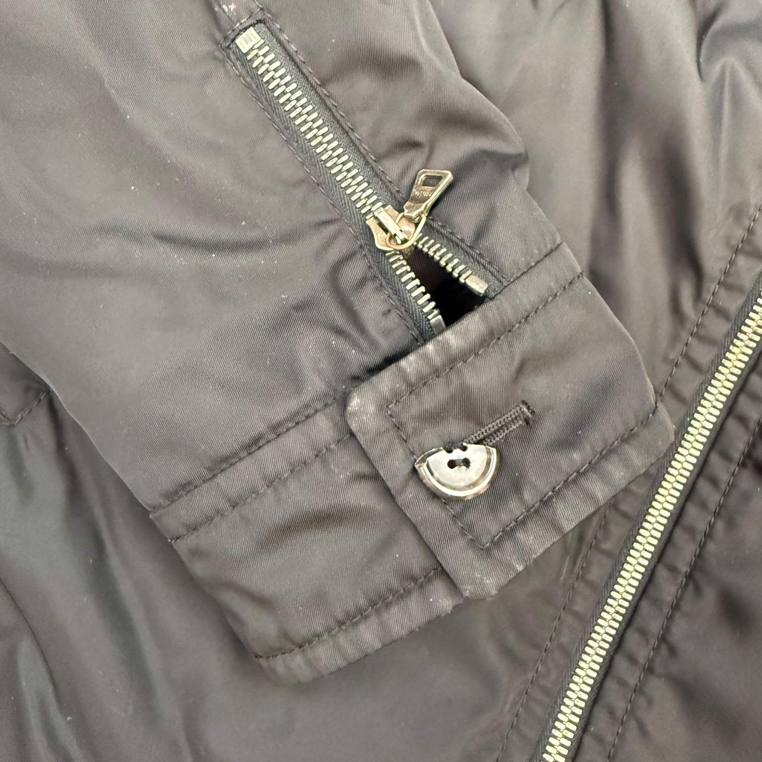 Prada Nylon Work Jacket Black