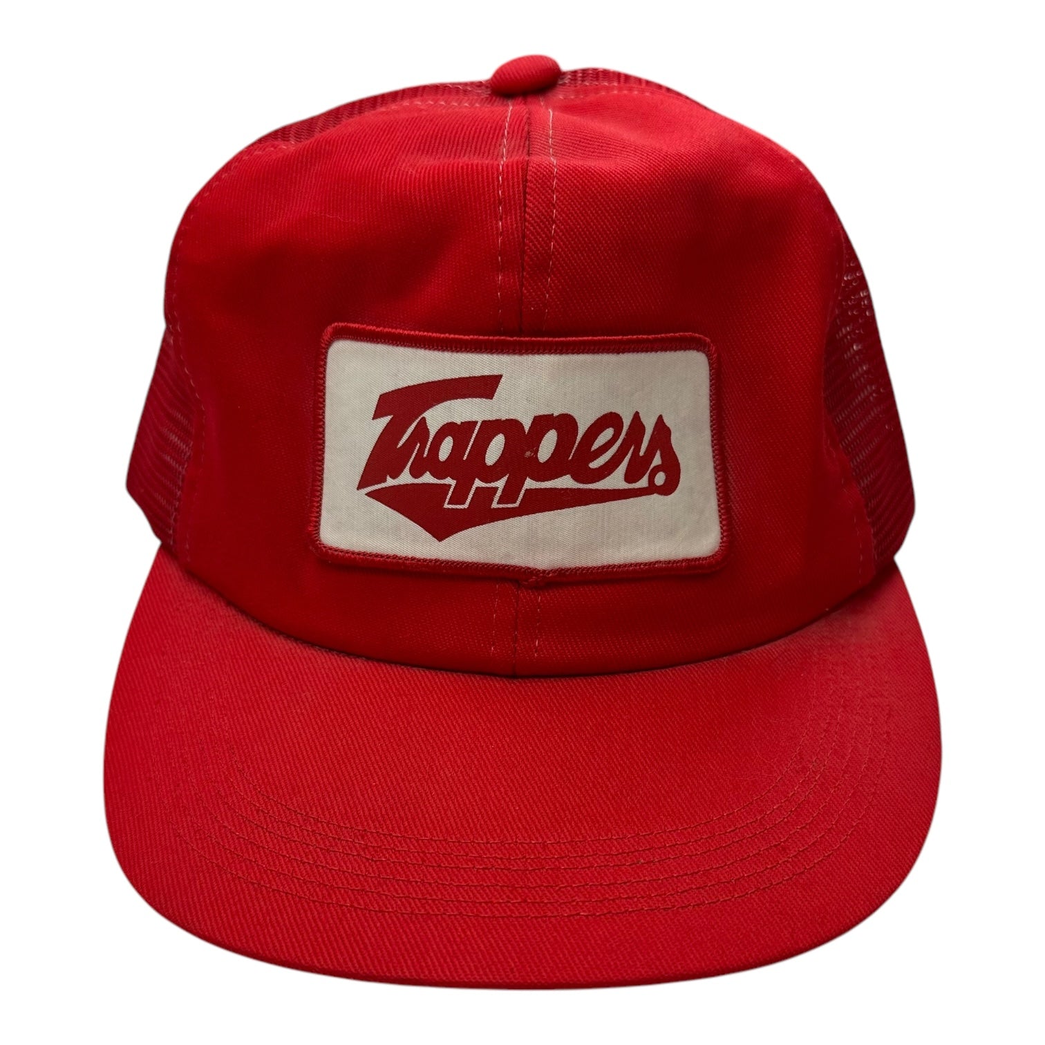 Vintage Edmonton Trappers Baseball Hat Red