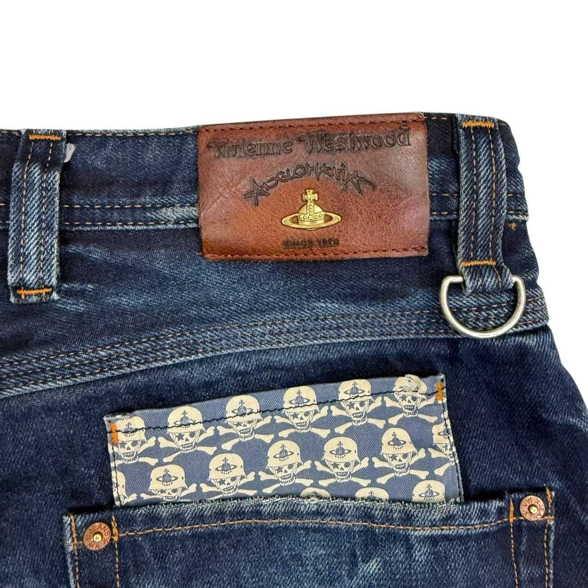 Vivienne Westwood Anglomania x Lee Banana Twist Leg Pants Indigo