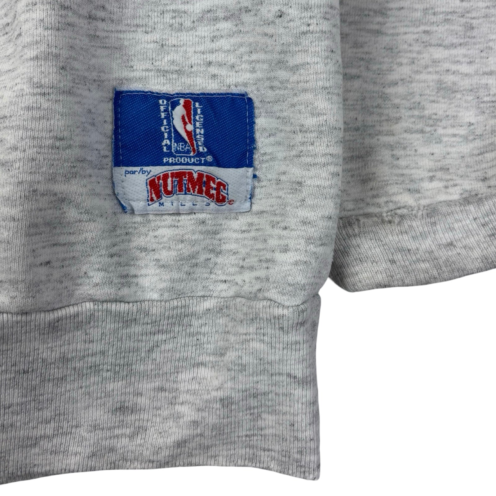 Vintage Nutmeg NBA Orlando Magic Plaid Pullover Hoodie Grey