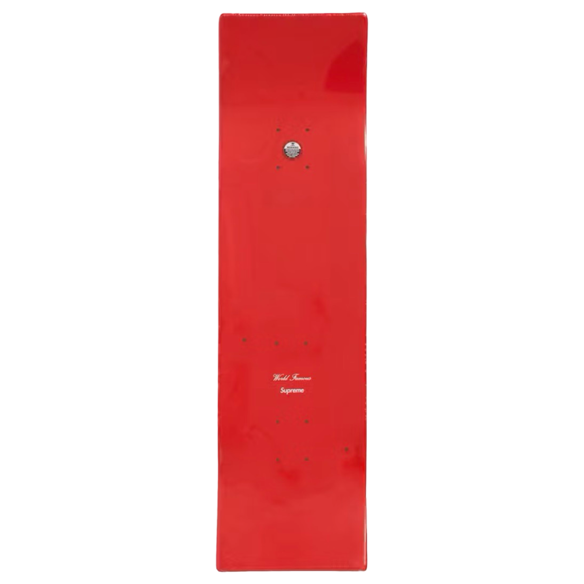 Supreme Uncut Box Logo Skateboard Deck Red