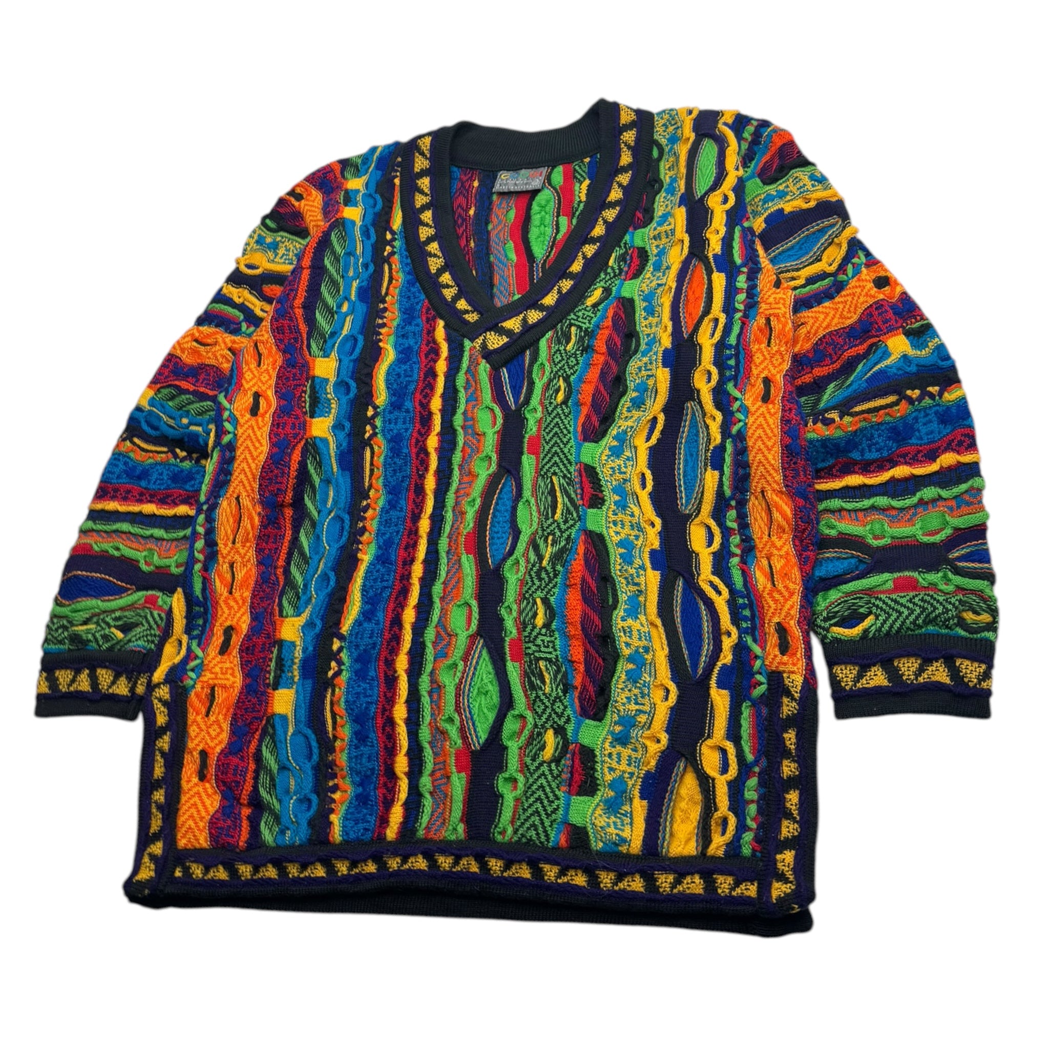 Vintage Coogi 3D Knit Multicolour T-Shirt