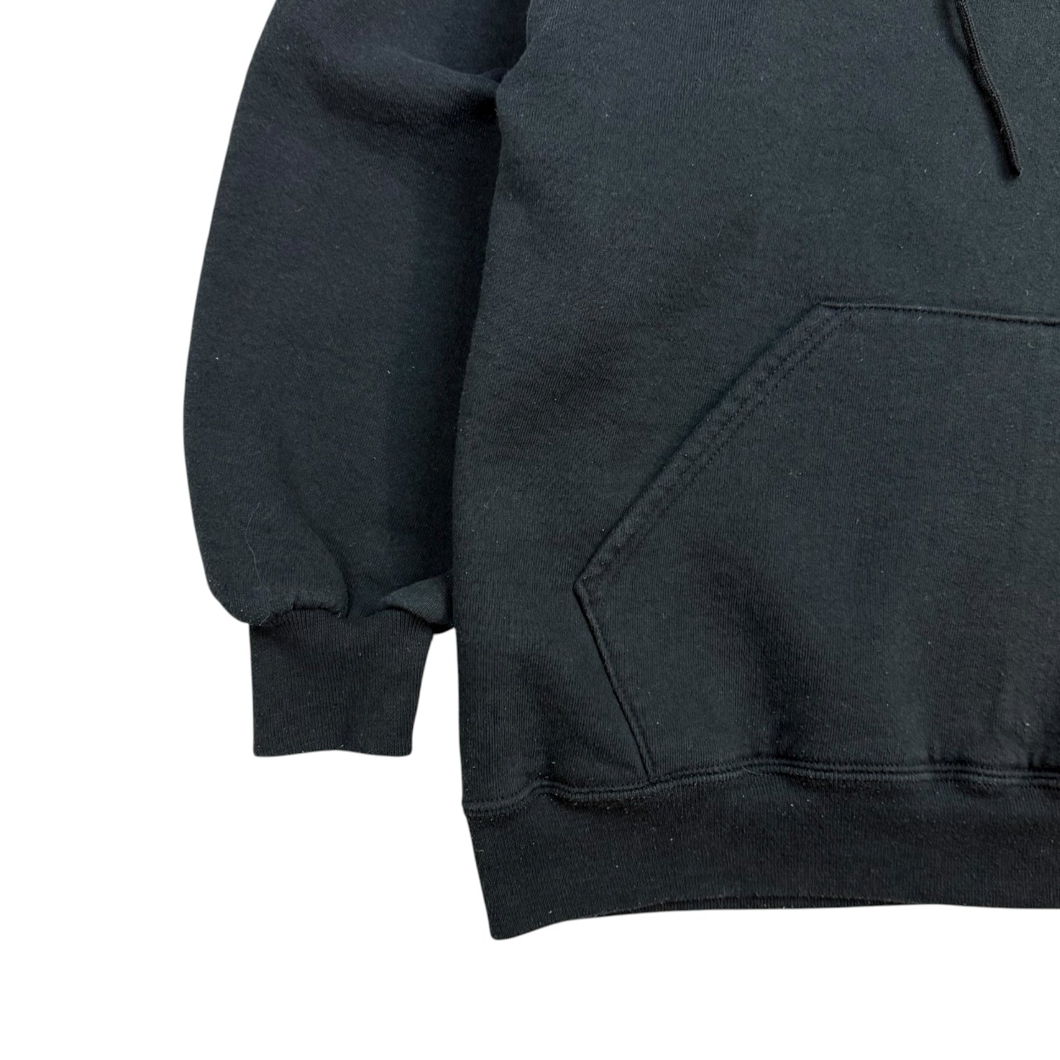Vintage Russell Athletic Blank Hoodie Black