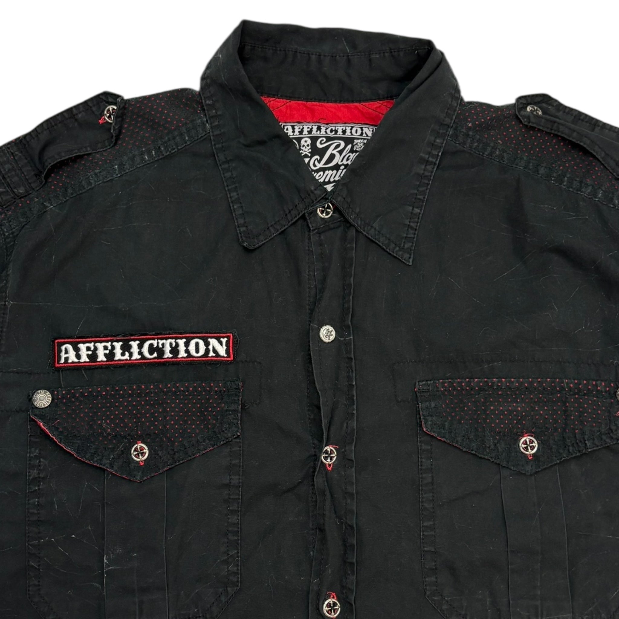 Vintage Y2K Affliction Button-Up T-Shirt