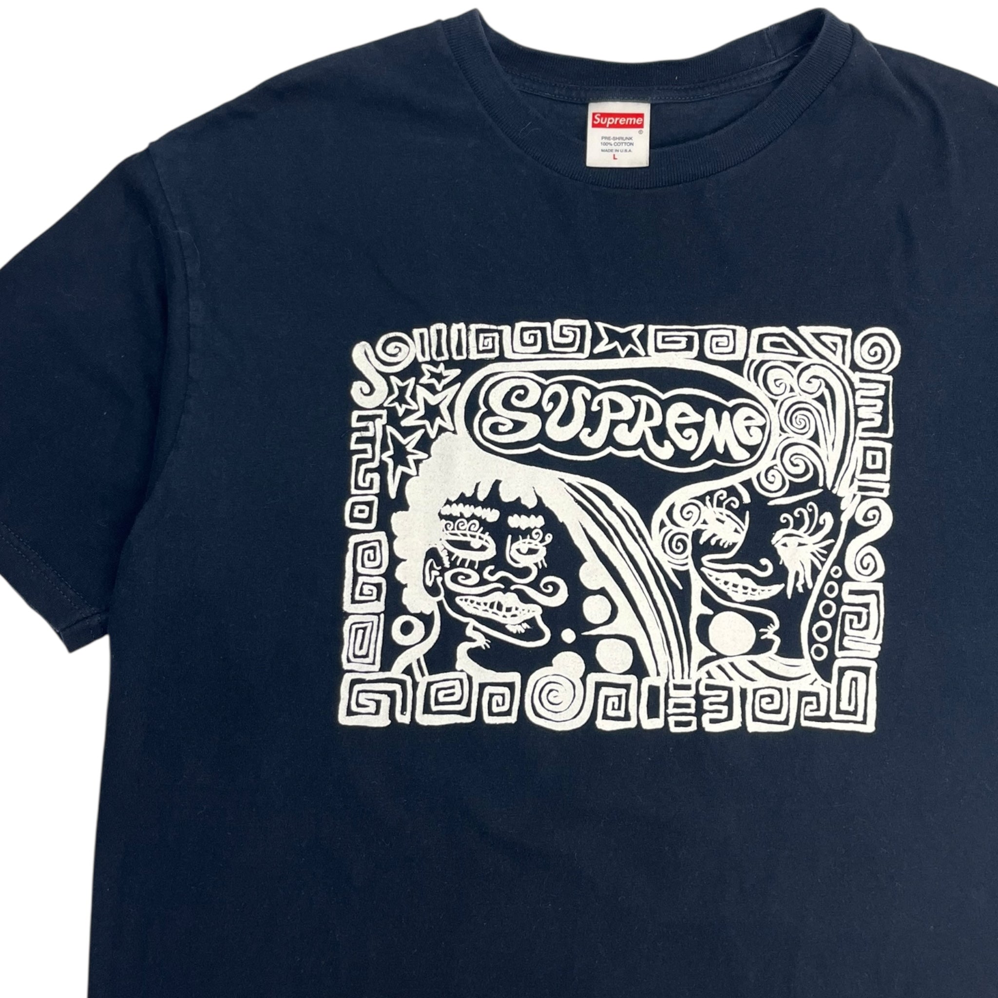Supreme Faces T-Shirt Navy