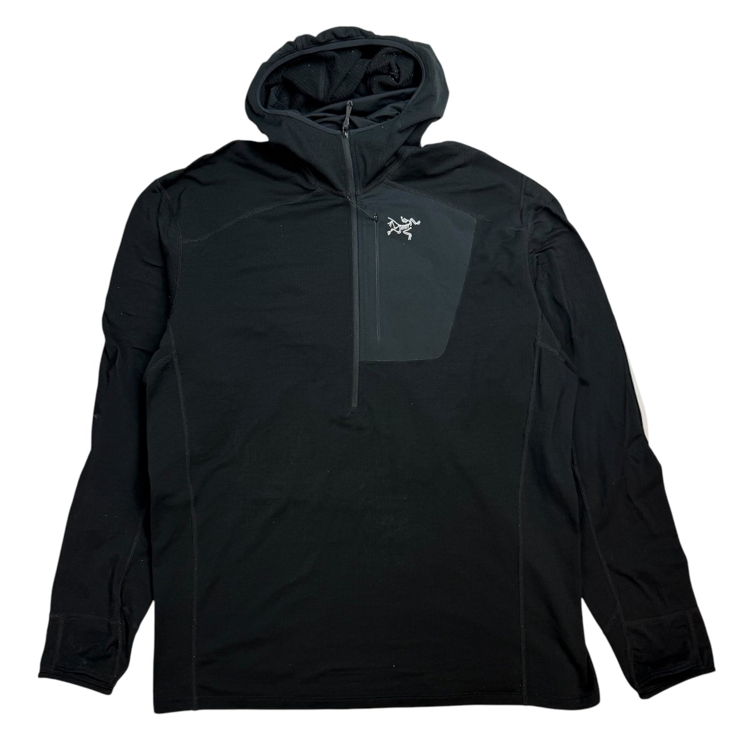 Arc’teryx Delta Half Zip Hoodie Black