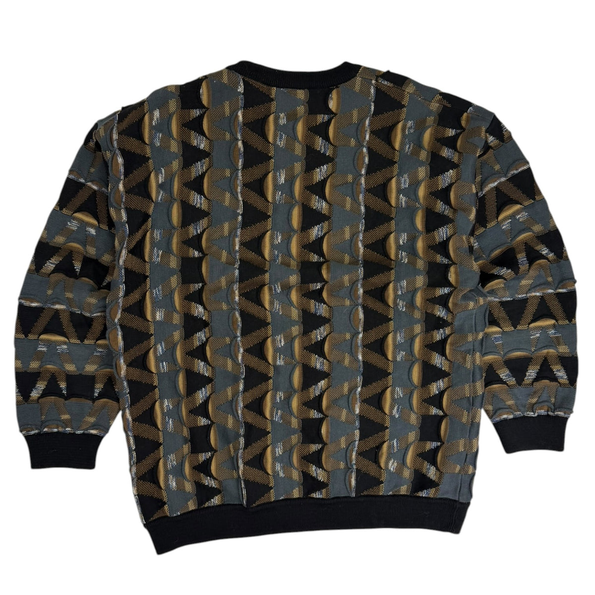 Vintage J.Simon 3D Knit Sweater Brown