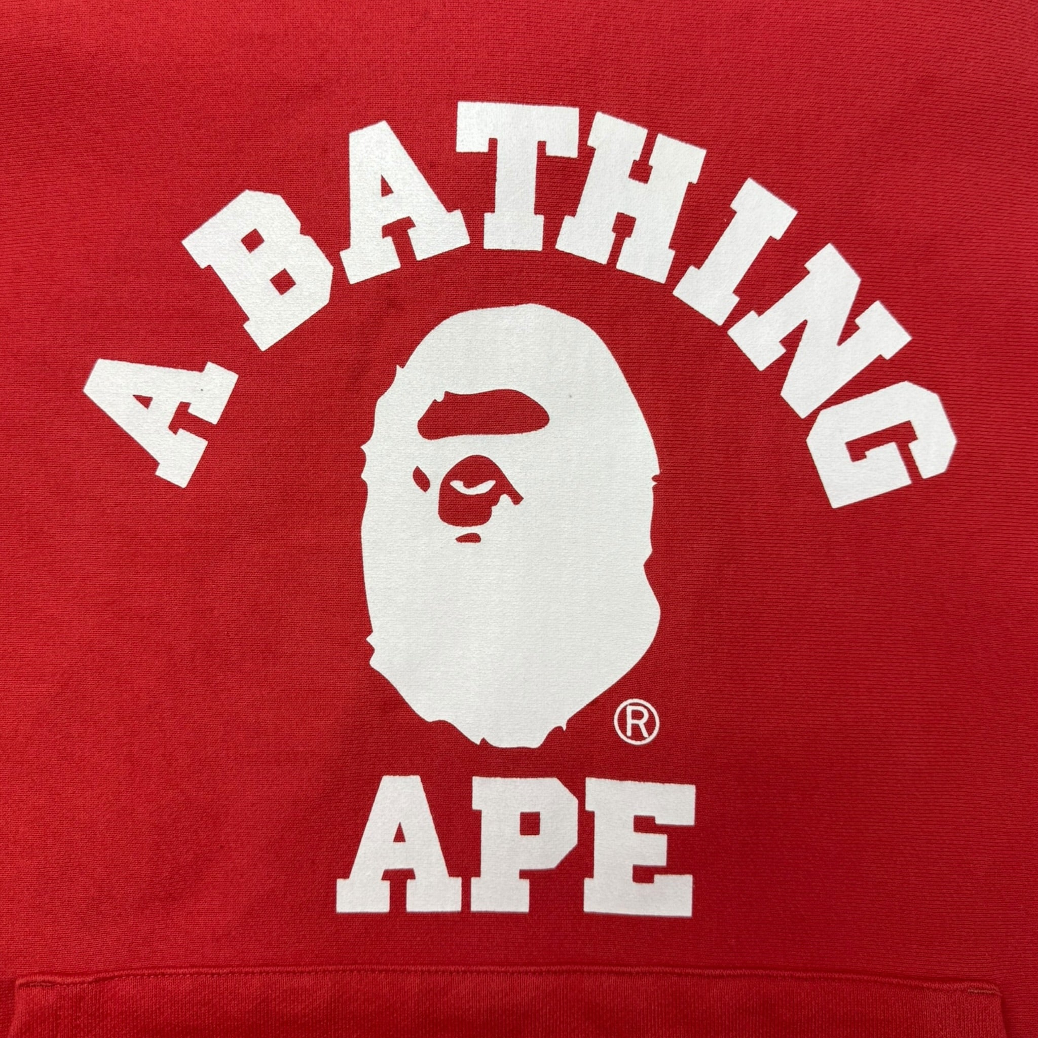 A Bathing Ape Hoodie Red
