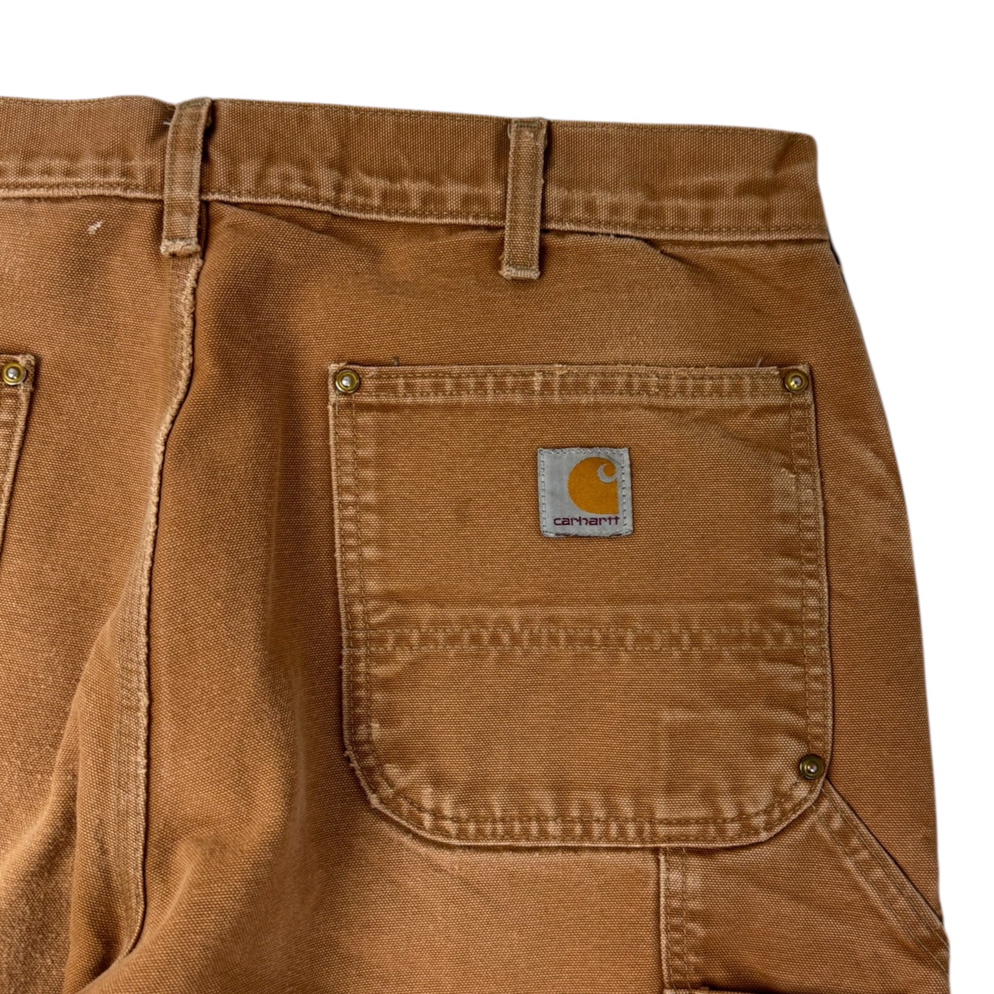 Vintage Carhartt Double Knee Bottoms Dark Tan