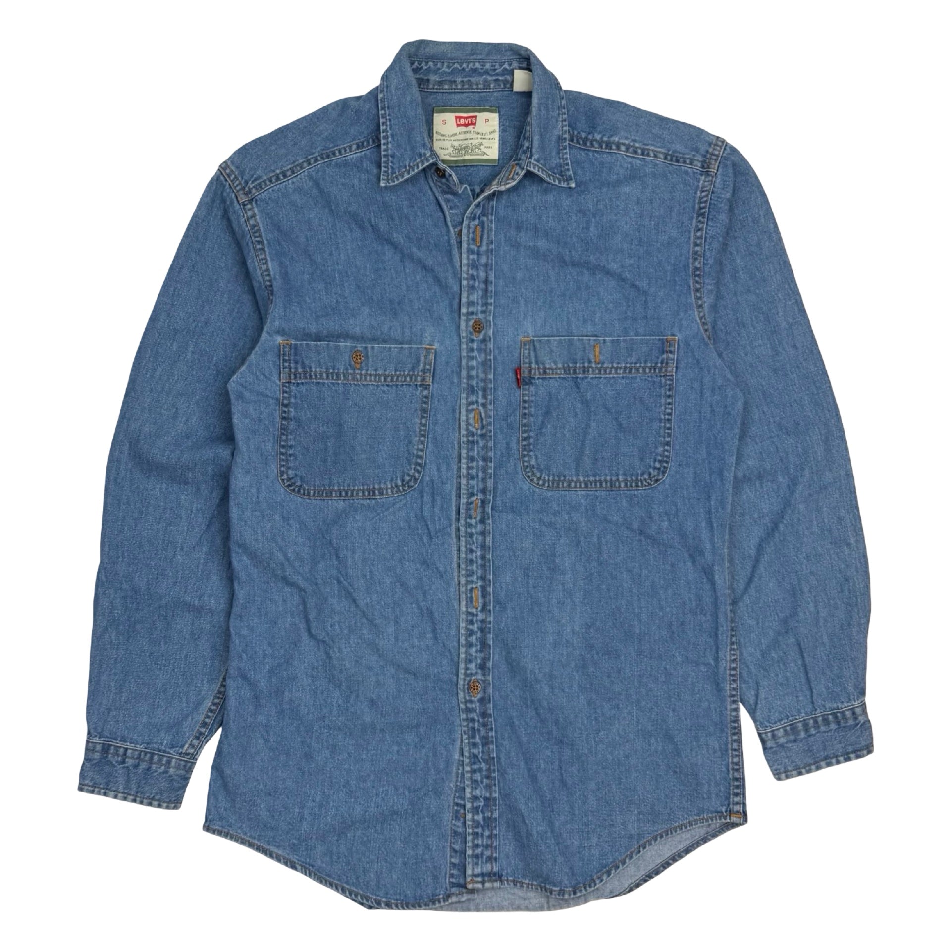 Levi’s Denim Button Up Shirt Blue