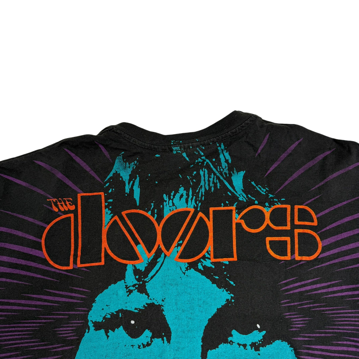 Vintage 90s The Doors Jim Morrison All Over Print Tee Black
