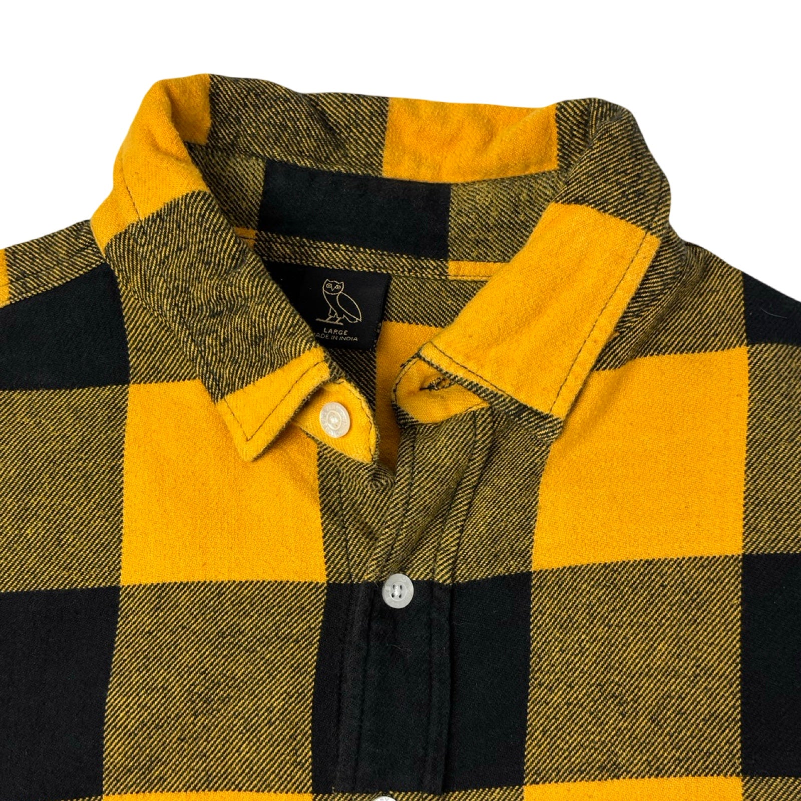 OVO Checkered Flannel Yellow/Black
