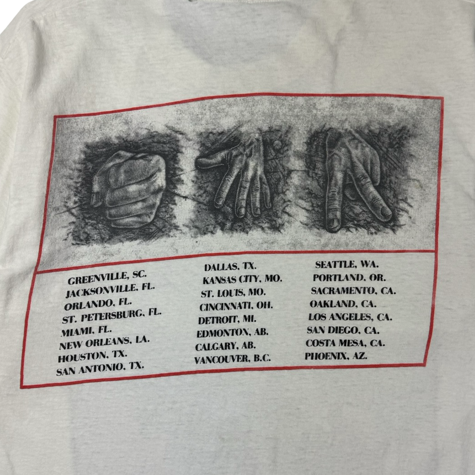 1990 Rush “Presto” Tour T-Shirt