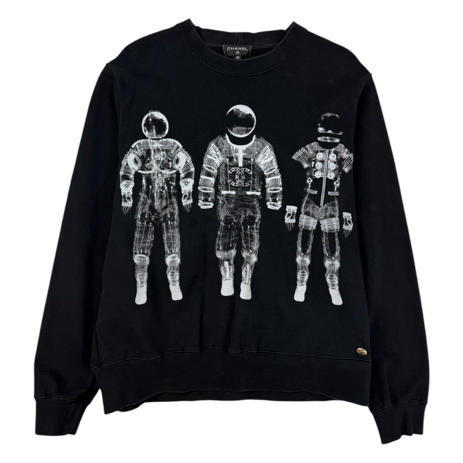 Chanel Astronaut Crewneck Black