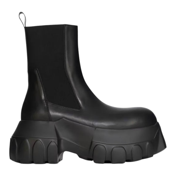 Rick Owens Beatle Mega Tractor Boots Black
