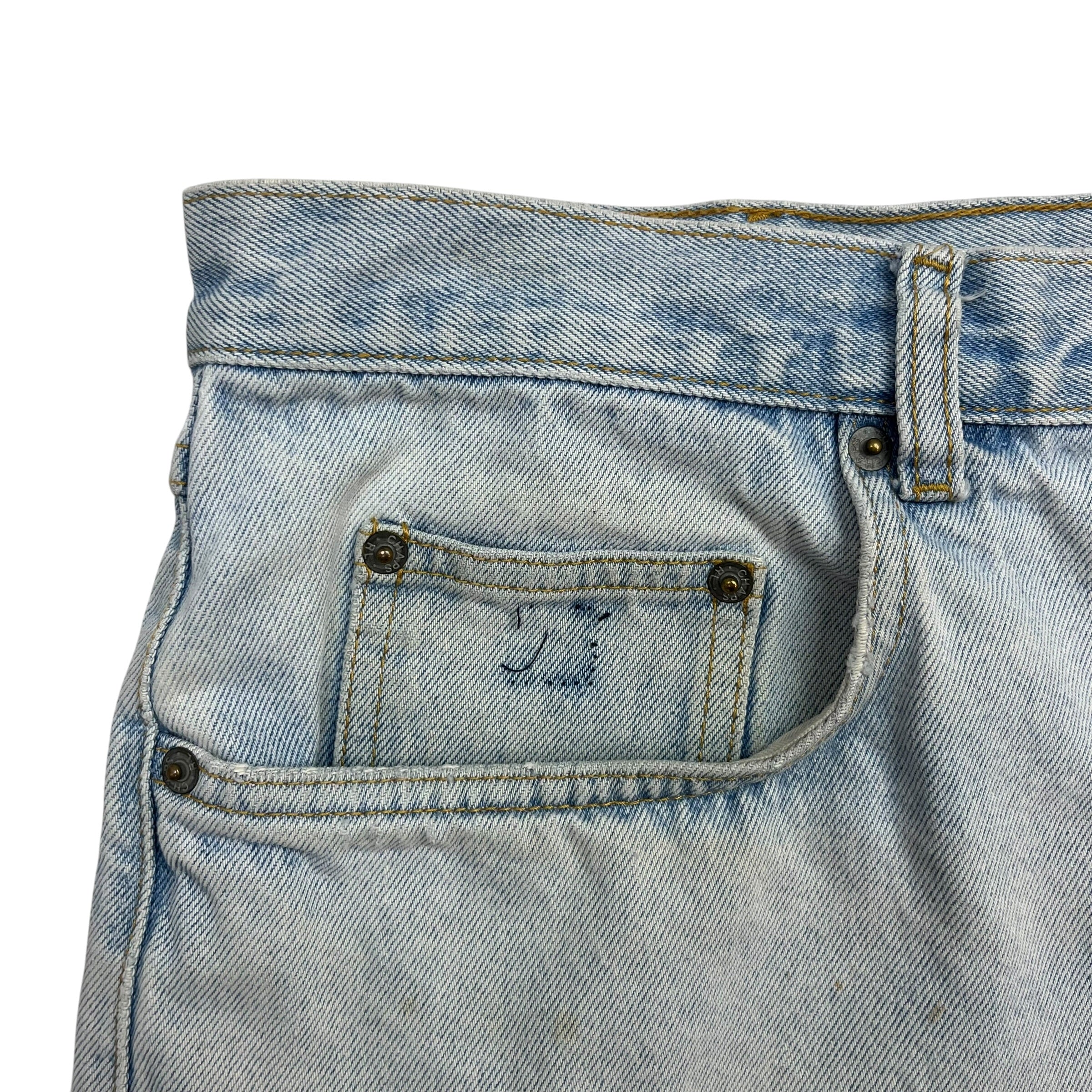 Vintage Chaps Ralph Lauren Denim Shorts Acid Wash