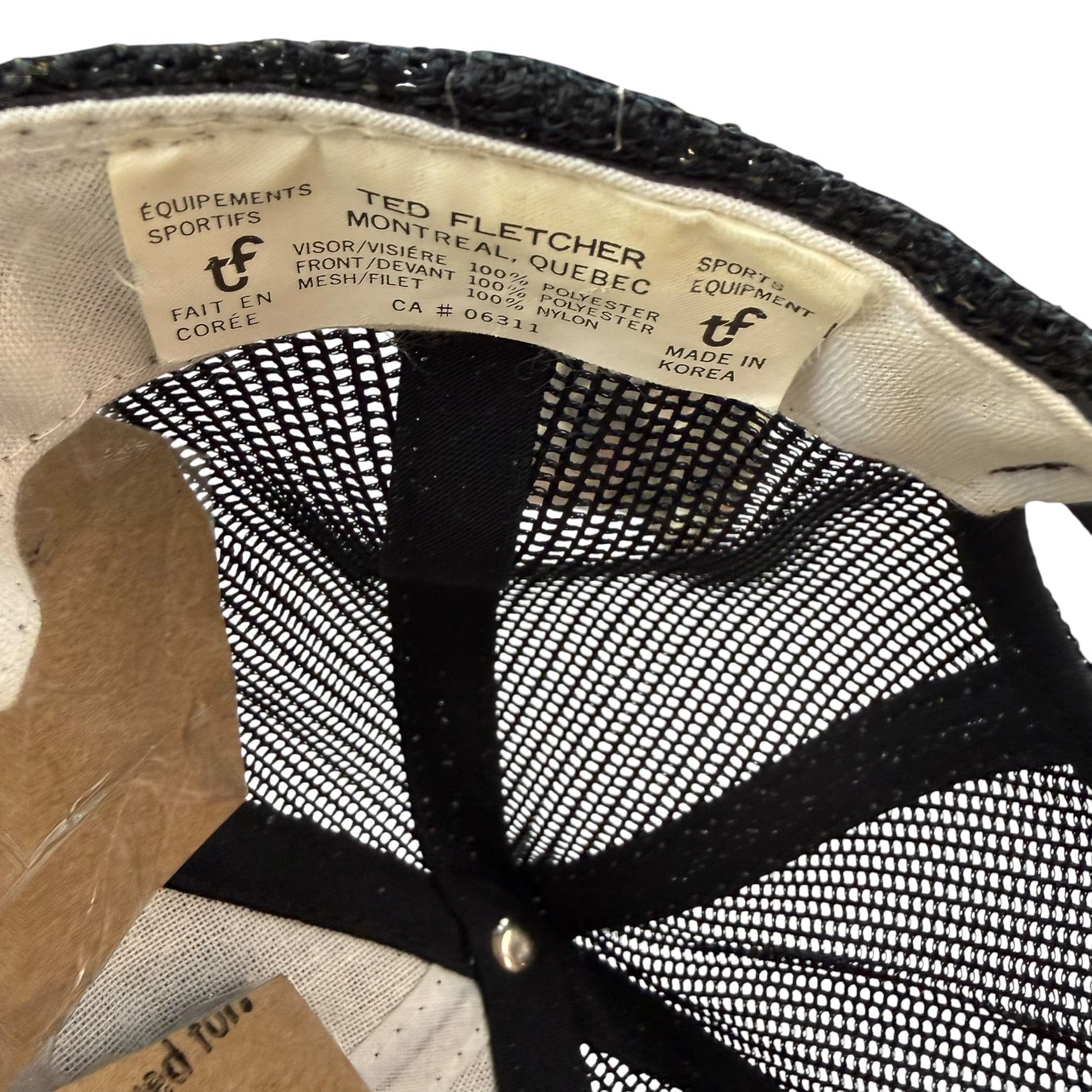 Vintage Philadelphia Flyers Mesh Trucker Hat Black