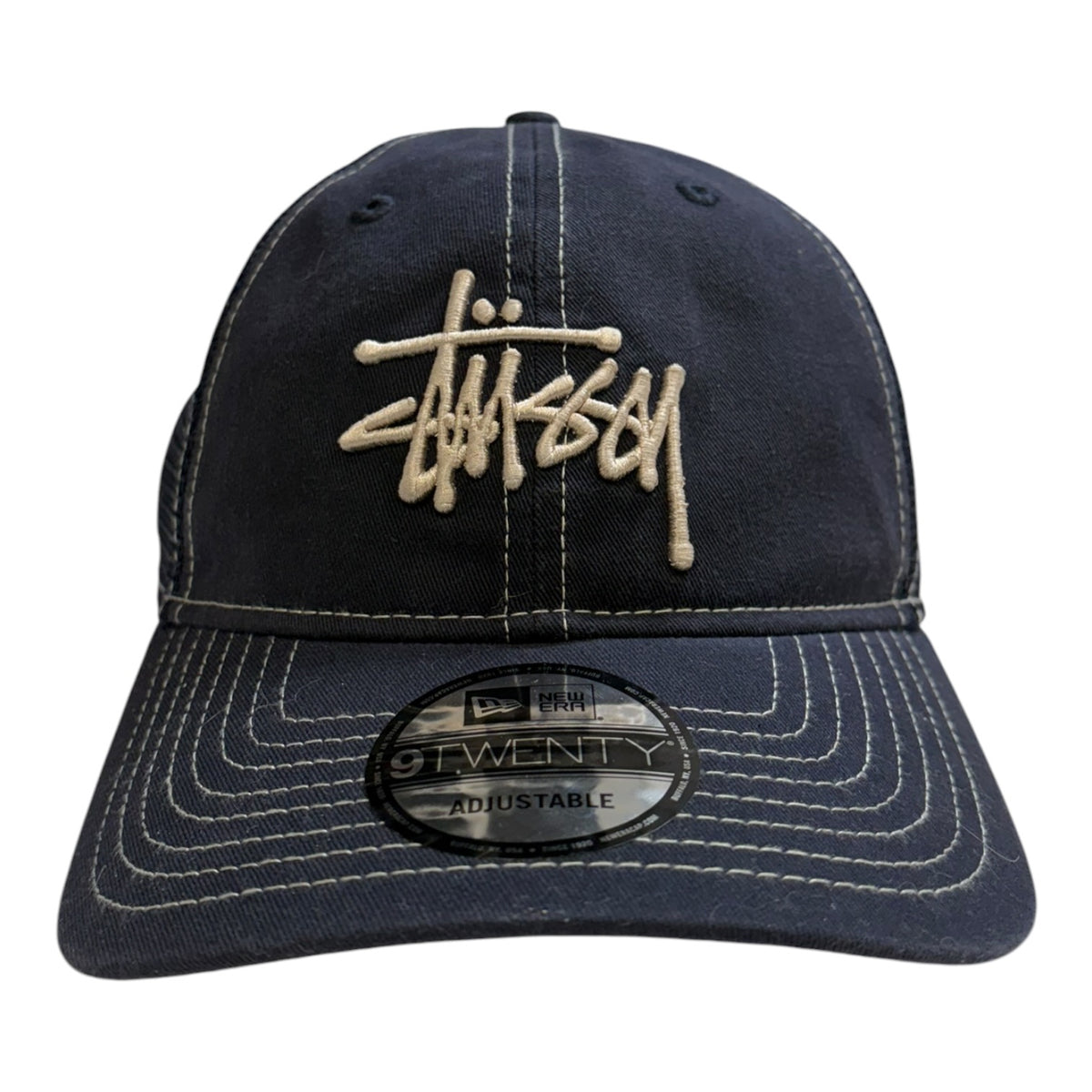 Stussy 9TWENTY Washed Basic Trucker Navy