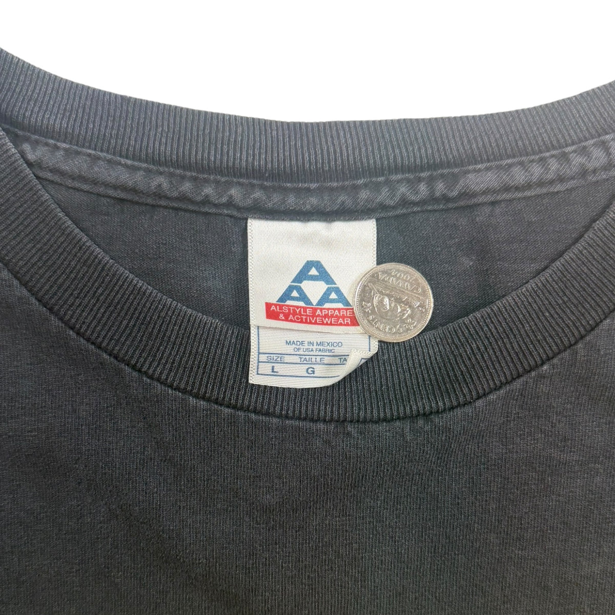 Vintage 1992 Nirvana Smiley Face Tour T-Shirt Black