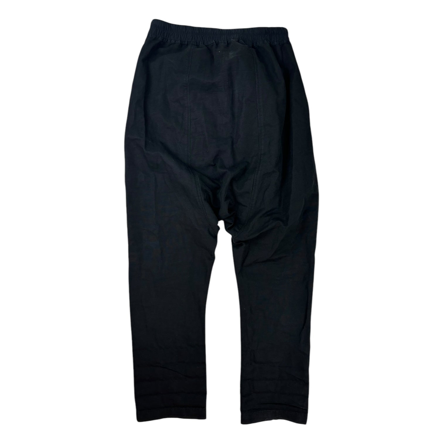 Rick Owens Ripstop Cotton Drawstring Pant Black