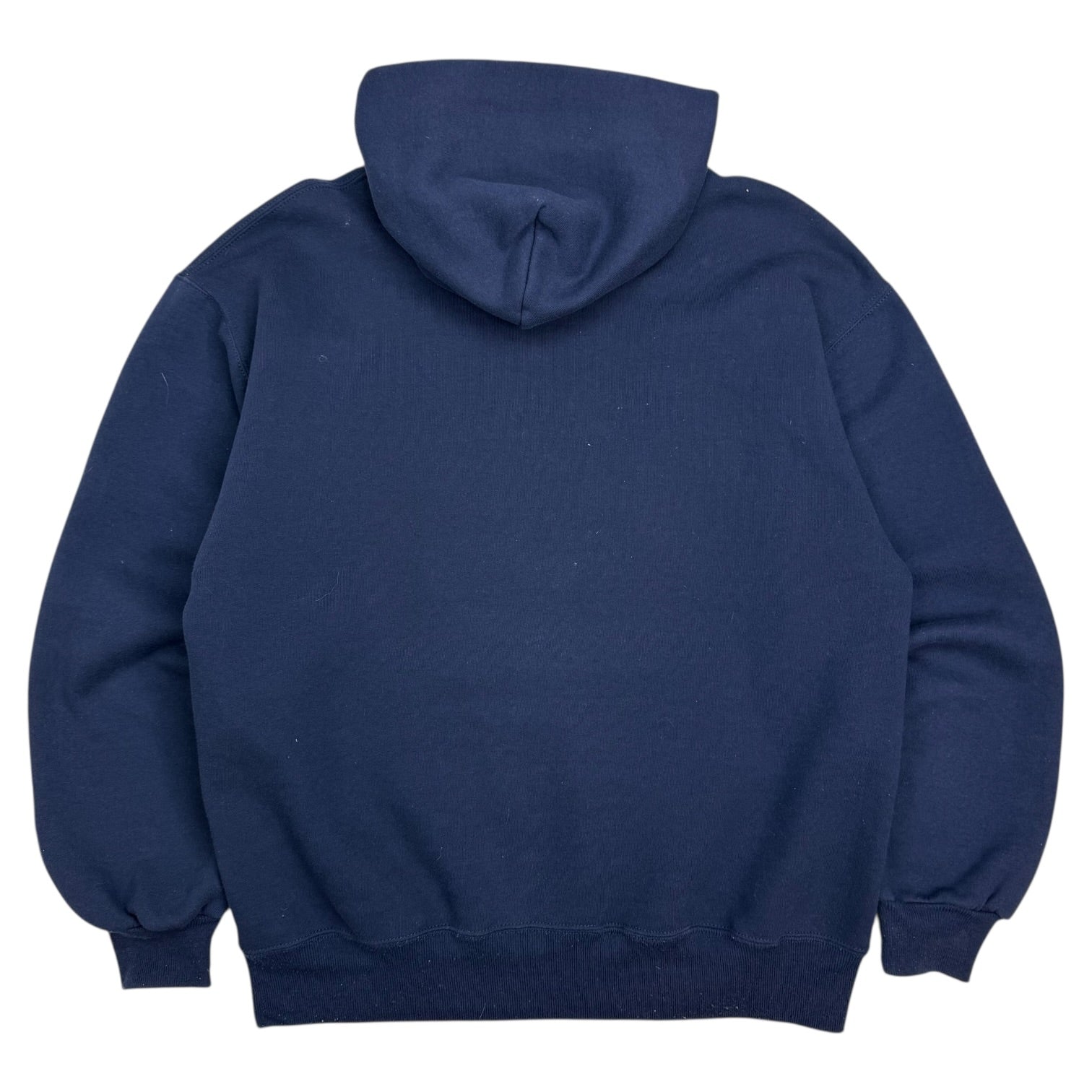 Vintage Russell Athletics Blank Hoodie Navy Blue