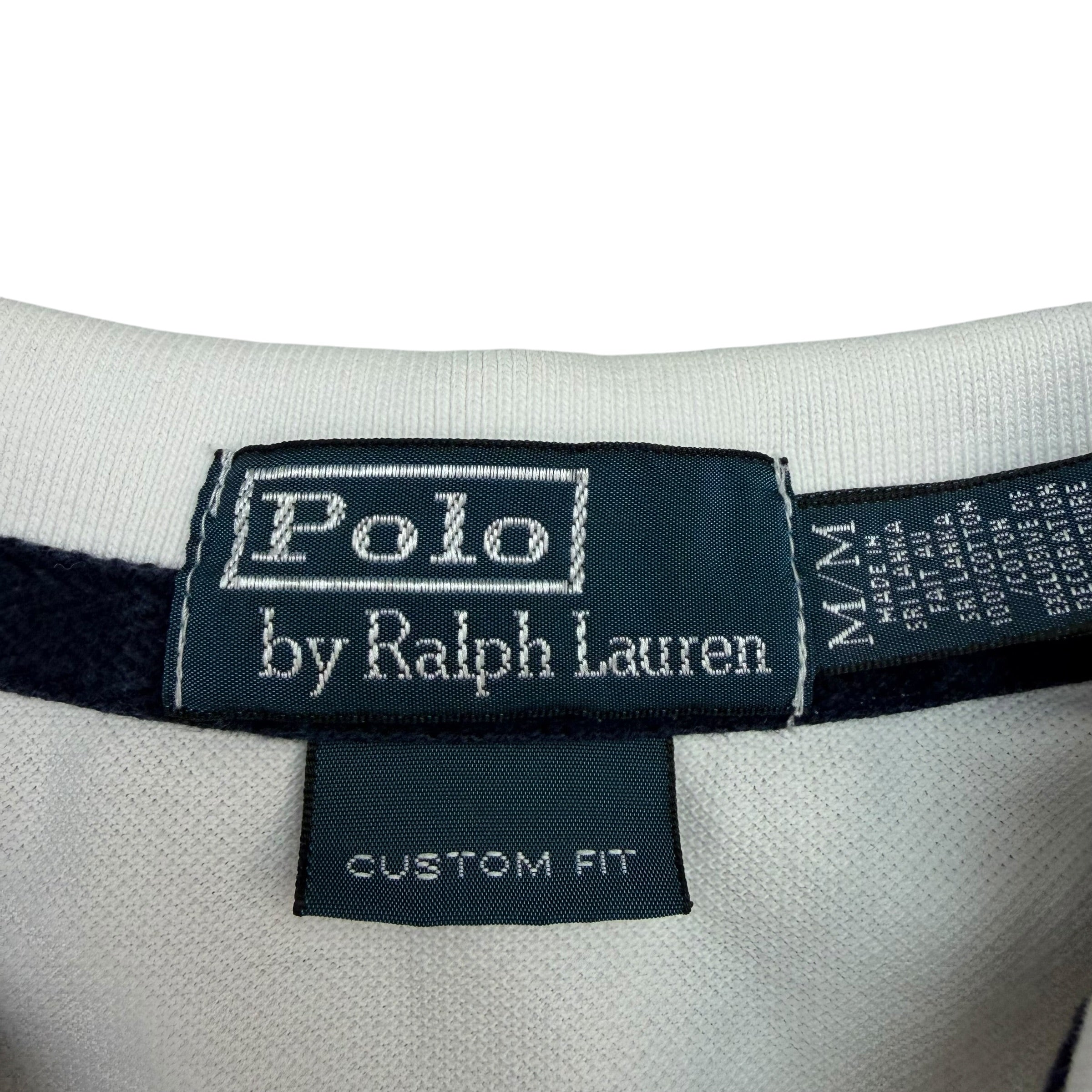 Vintage Polo Ralph Lauren Crest Big Pony Polo White