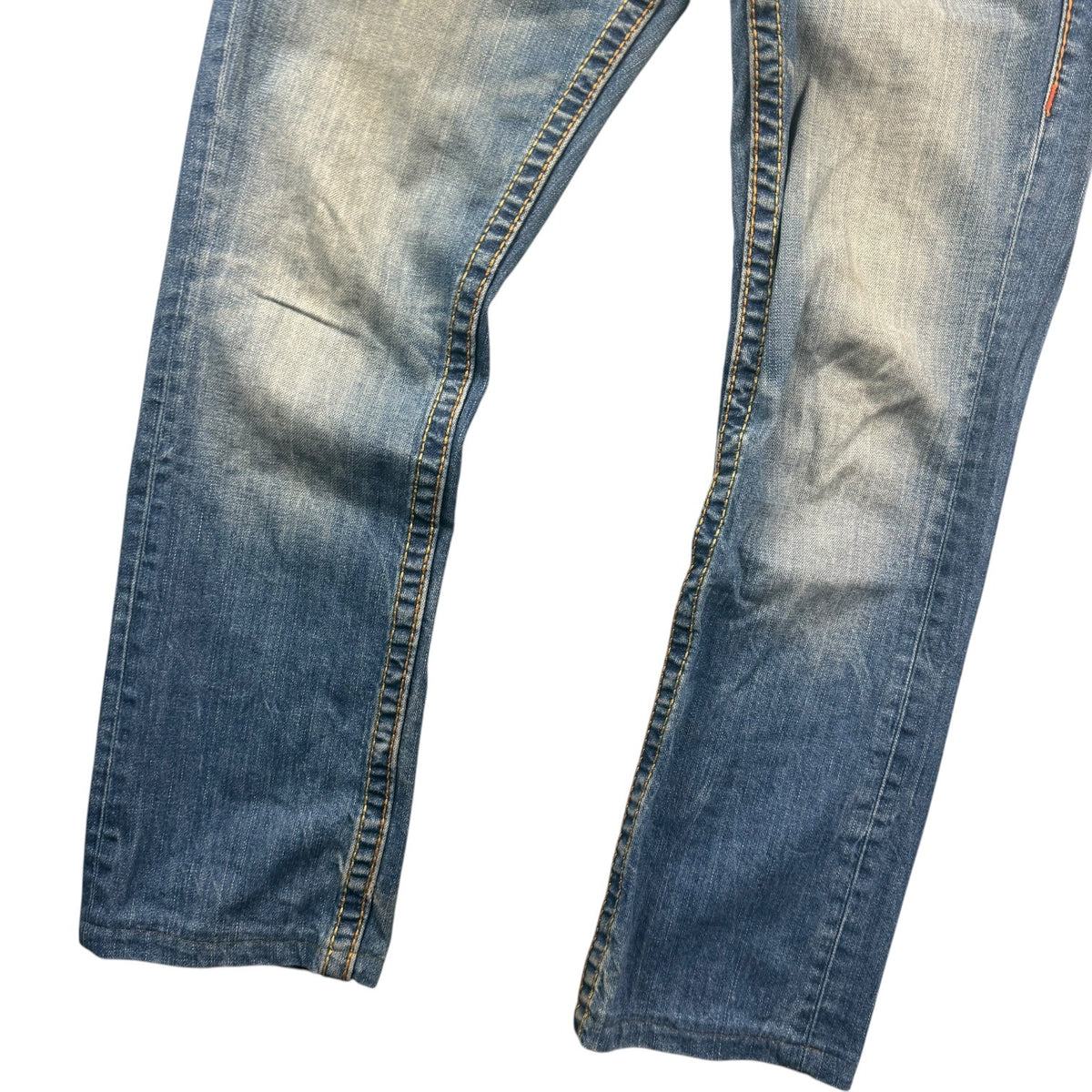 Vintage True Religion Straight Jeans Faded Blue
