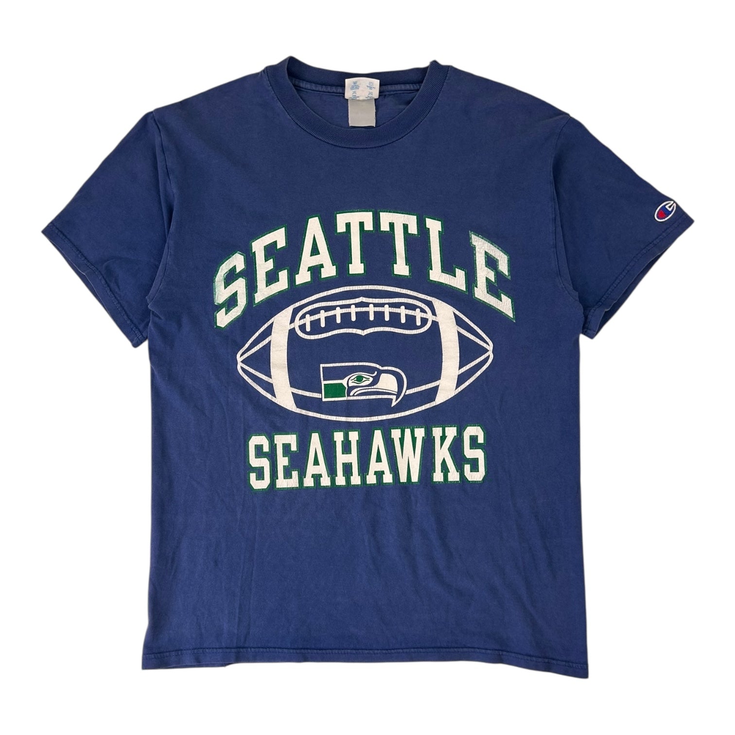 Vintage Champion Seattle Seahawks T-Shirt Blue