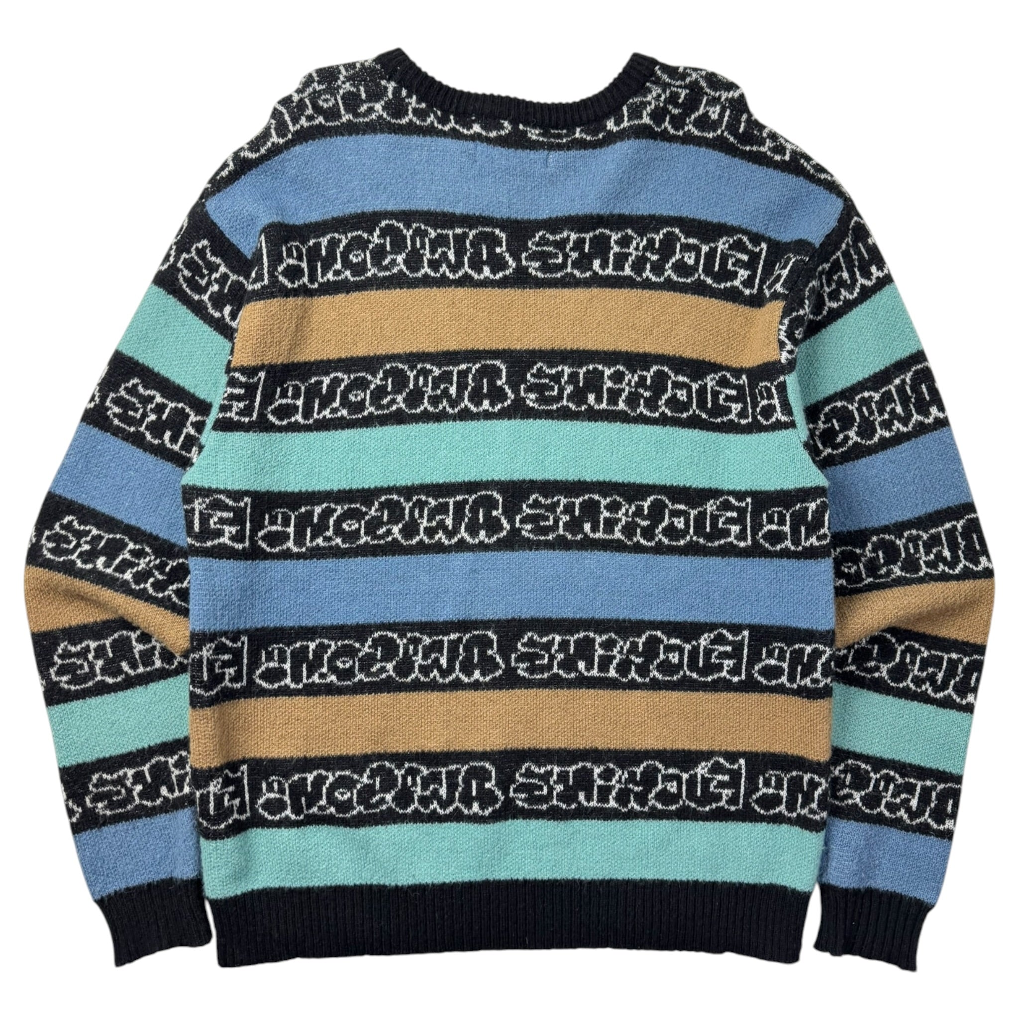 F*cking Awesome Inverted Wanto Brushed Sweater Multi-Colour