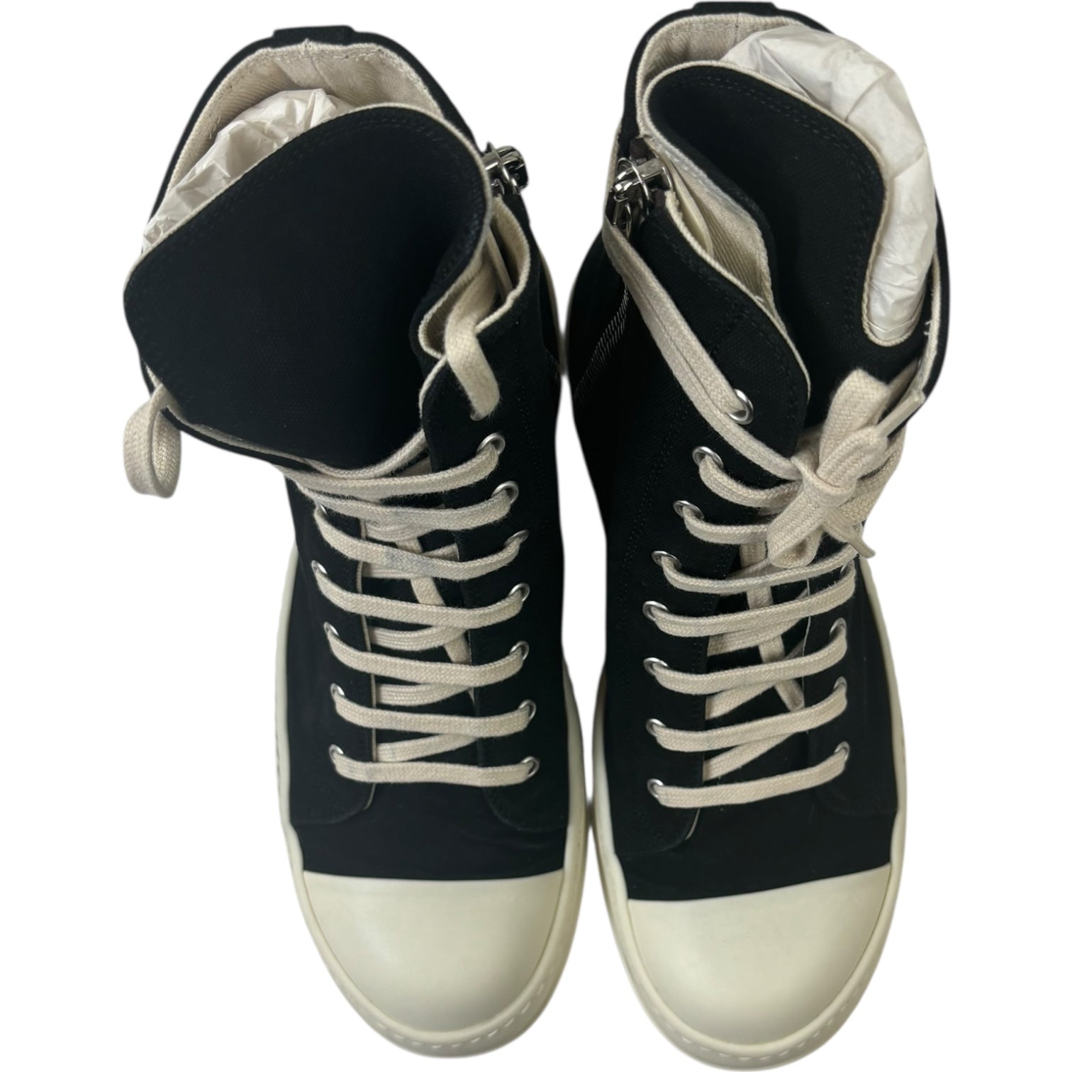 Rick Owens DRKSHDW High Top Black Milk (Used)