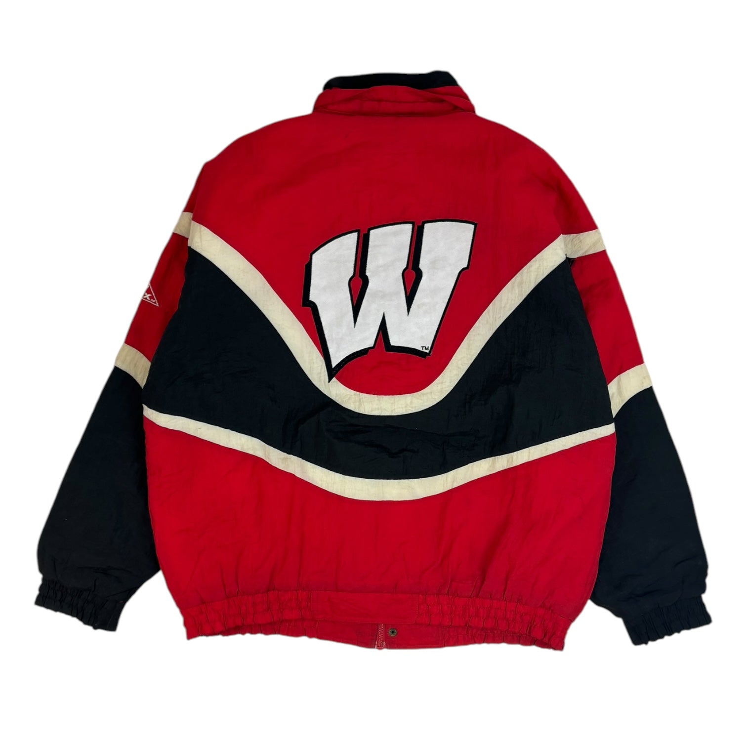 Vintage Apex One Wisconsin Badgers Puffer Jacket Red