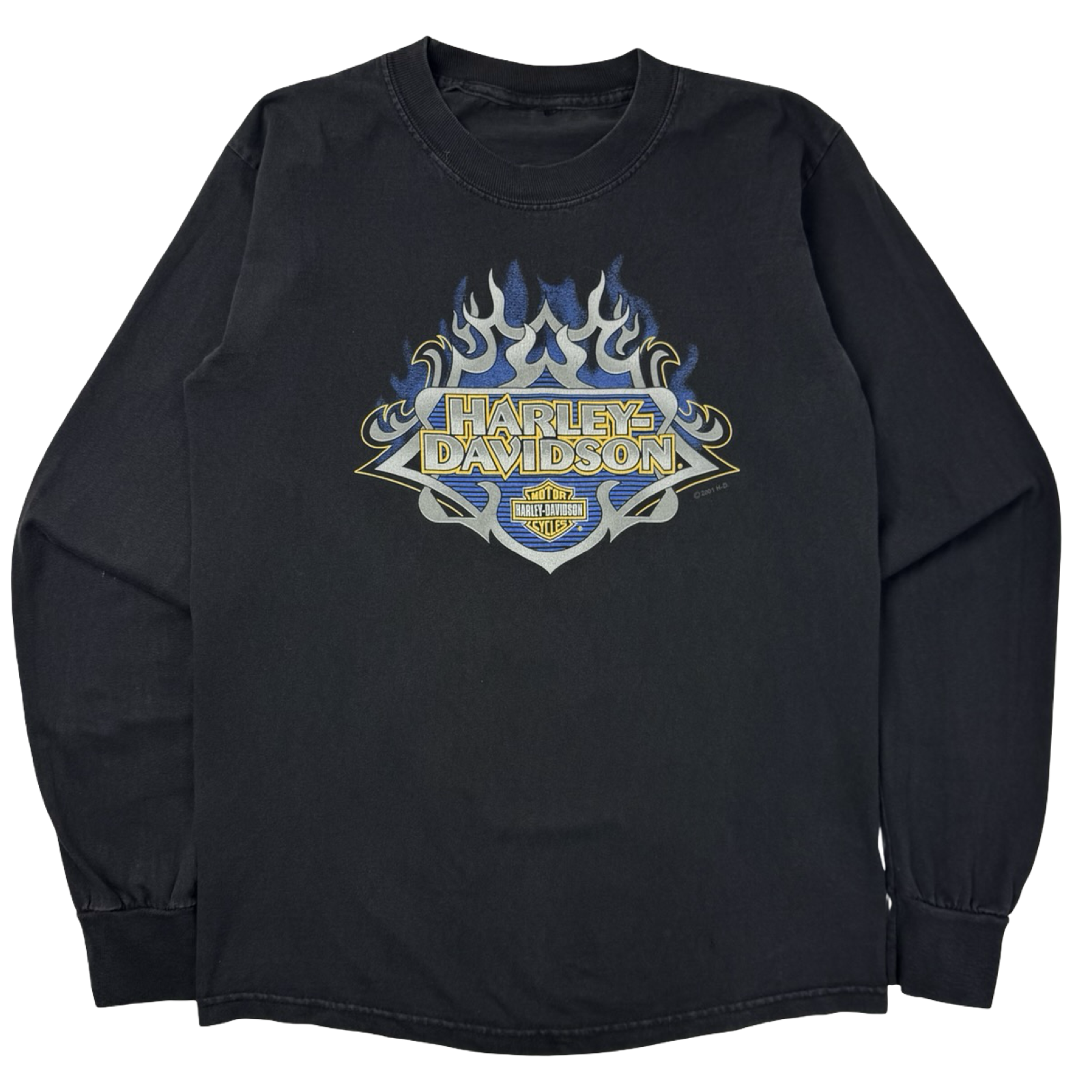 (W) 2001 Harley Davidson Victoria BC Longsleeve T-Shirt