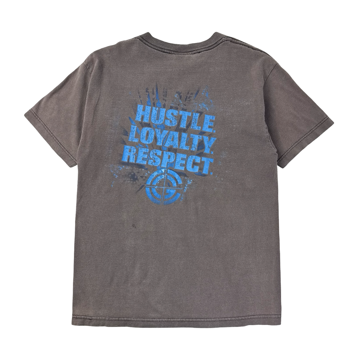 2002 John Cena Hustle Loyalty Respect WWE T-Shirt Faded