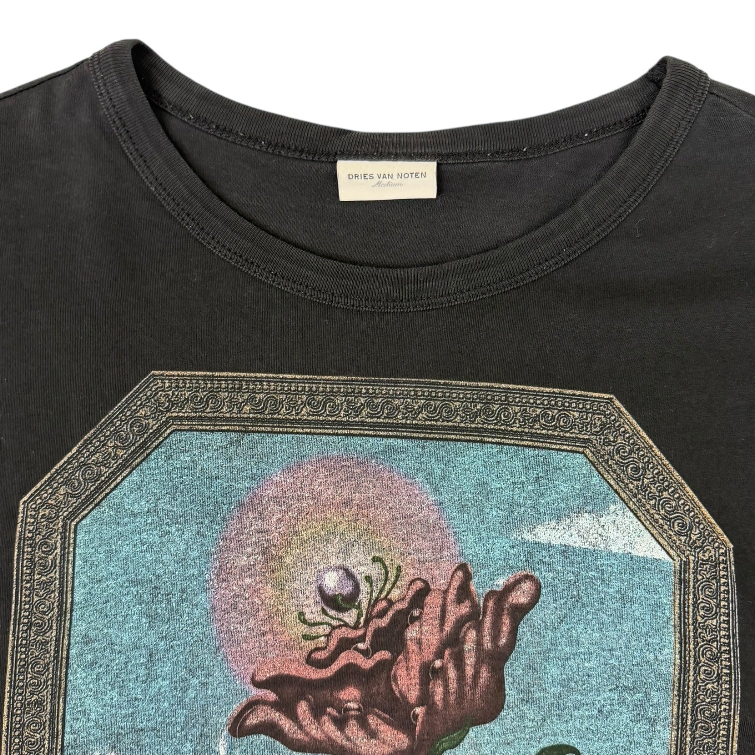 Dries Van Noten Graphic Print T-Shirt Black