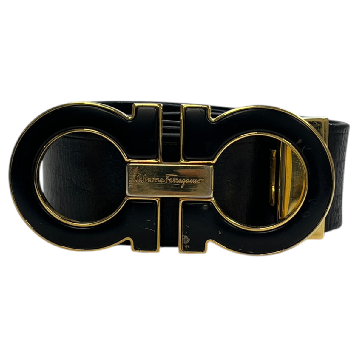 Salvatore Ferragamo Double Gancini Belt