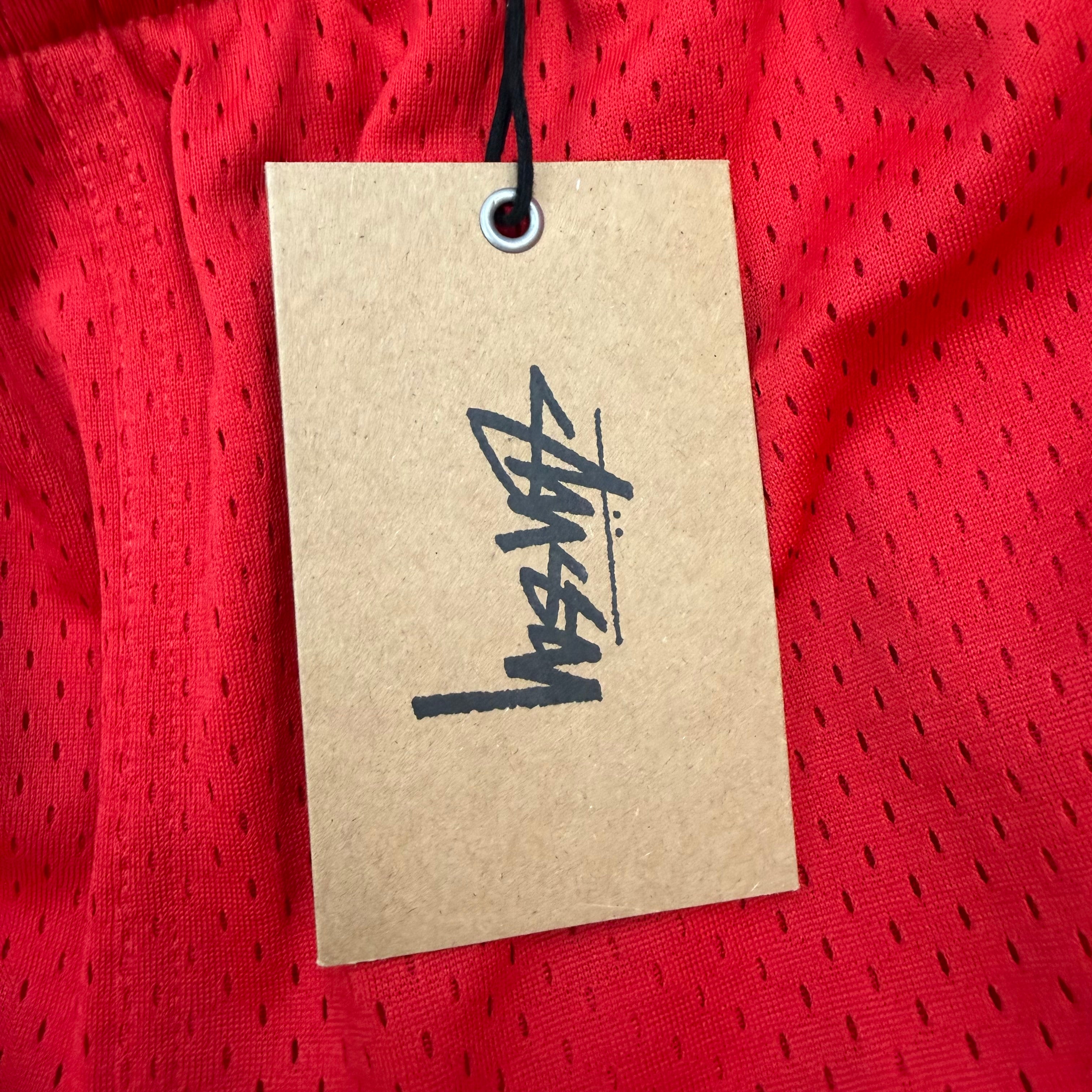 Stussy Mesh Track Pant Red