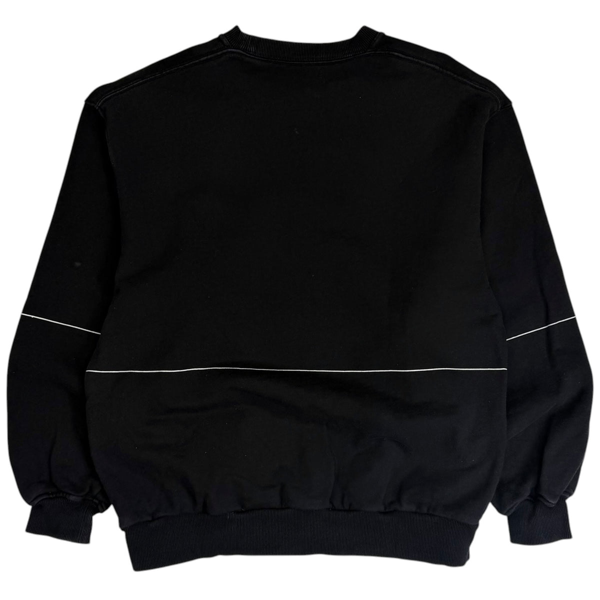 FW17 Balenciaga Homme Embroidered Crewneck Sweatshirt Black
