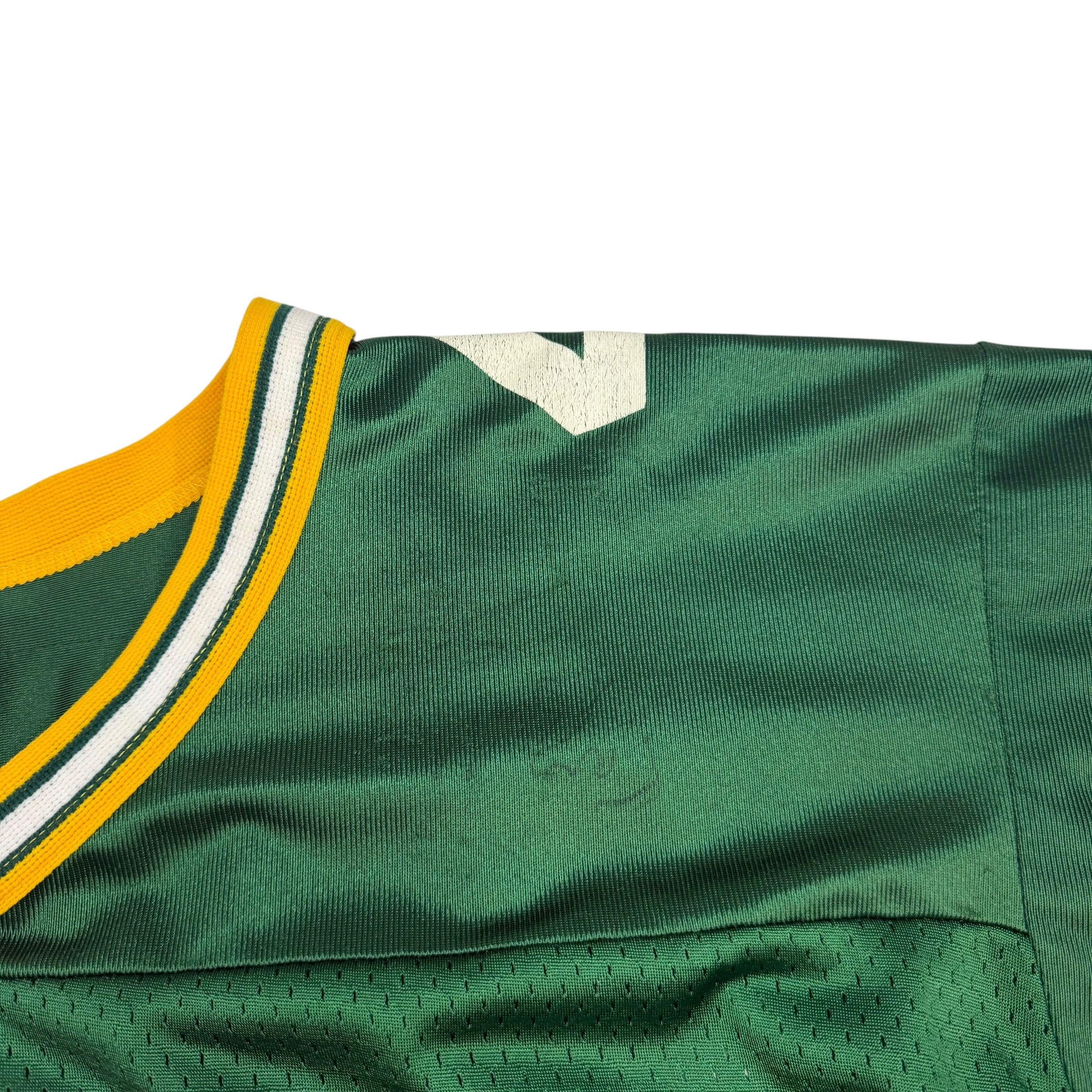 Vintage Green Bay Packers Brett Favre Wilson NFL Jersey Green