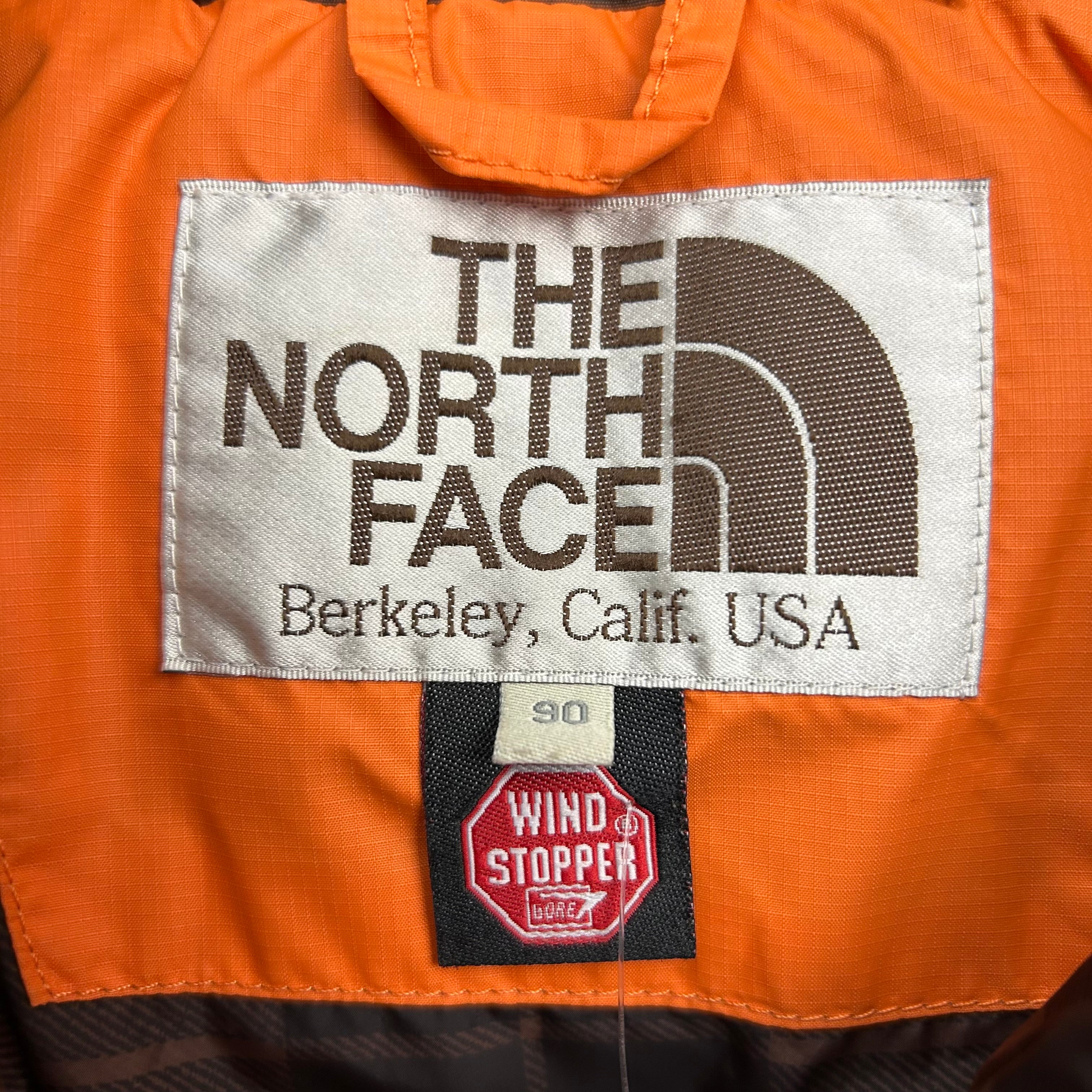 The North Face 800 Wind Stopper Puffer Jacket Orange