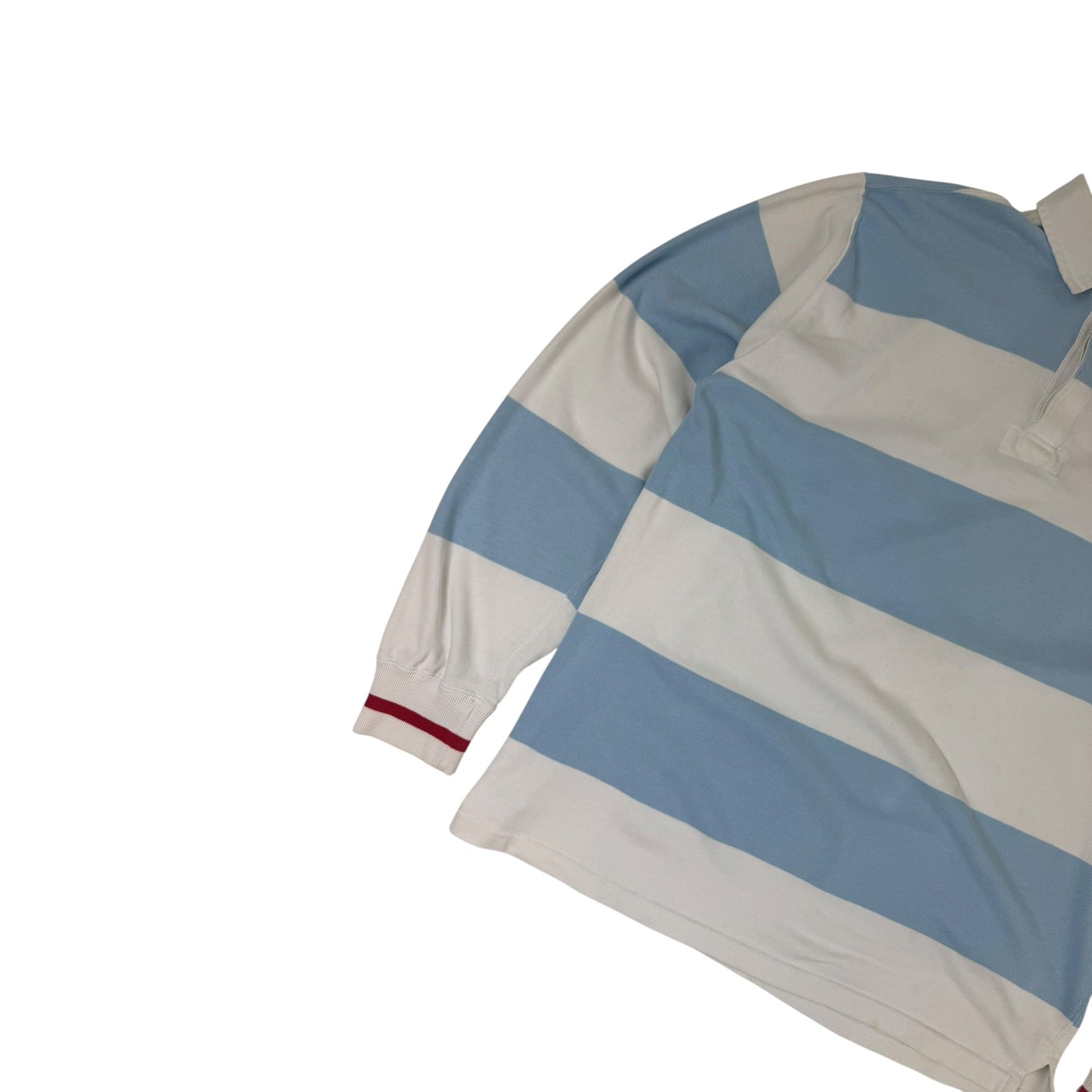 Vintage Polo Ralph Lauren Rugby Shirt Blue/White