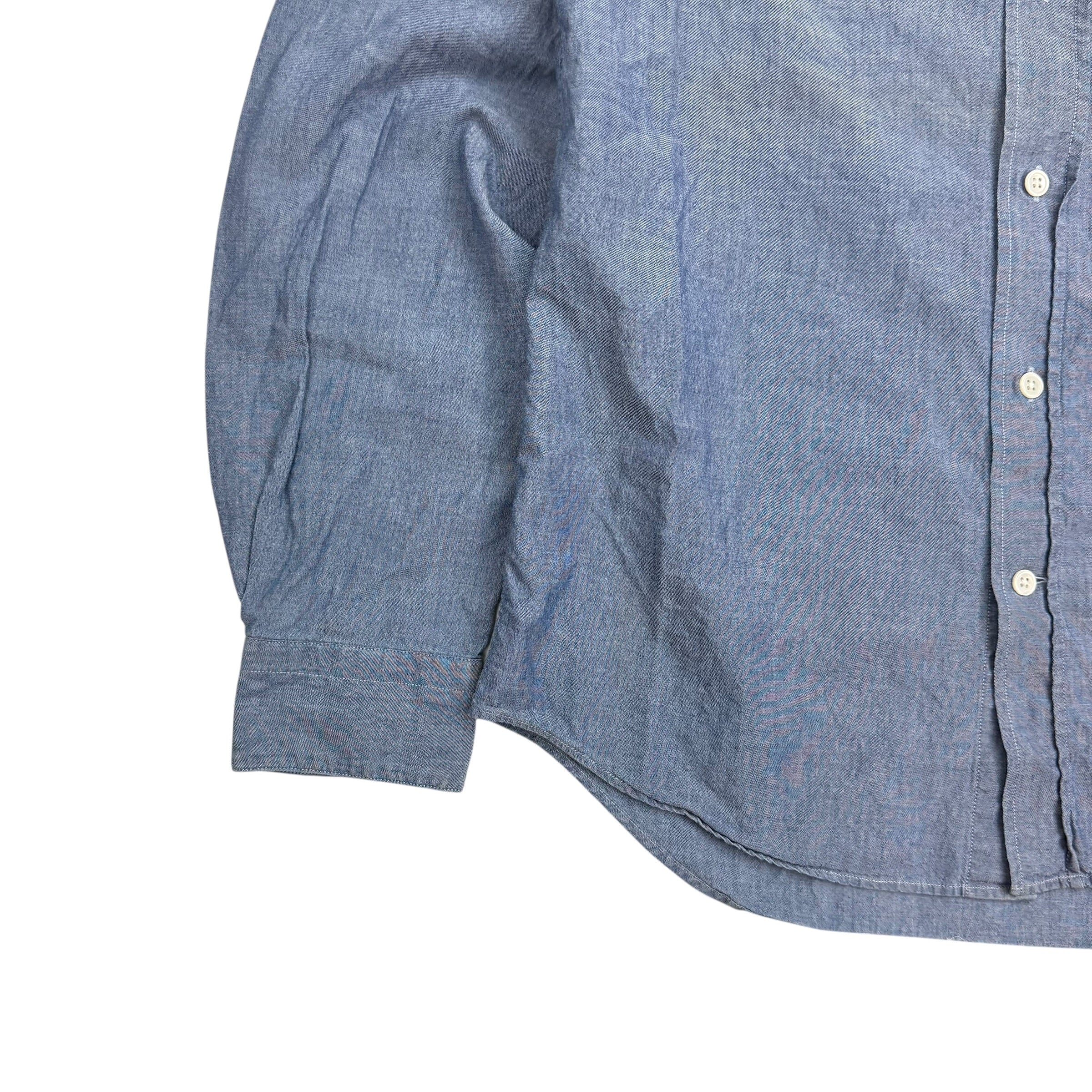 Acne Studios Linen Button Up Blue