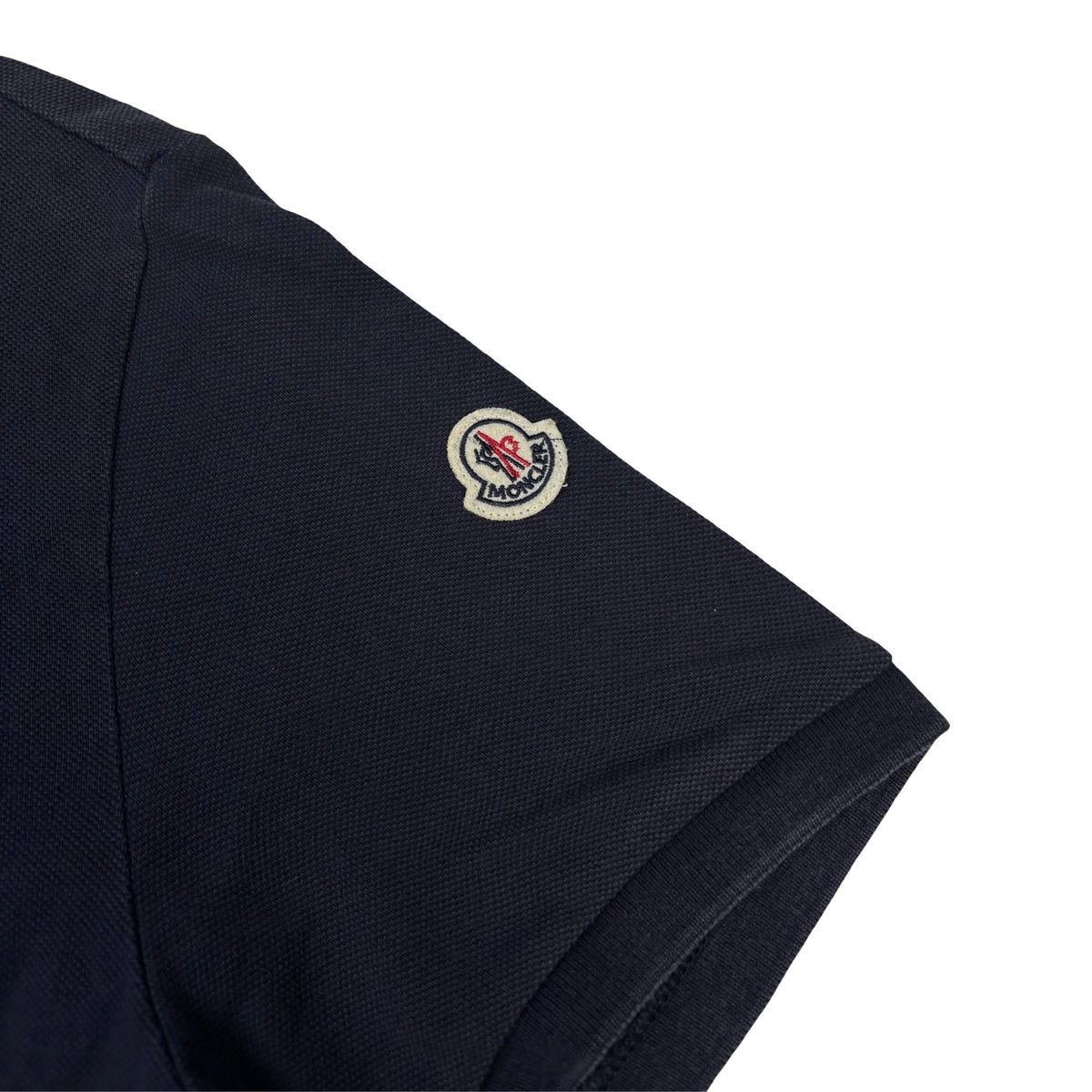 Moncler Manica Corta Polo-Shirt Navy