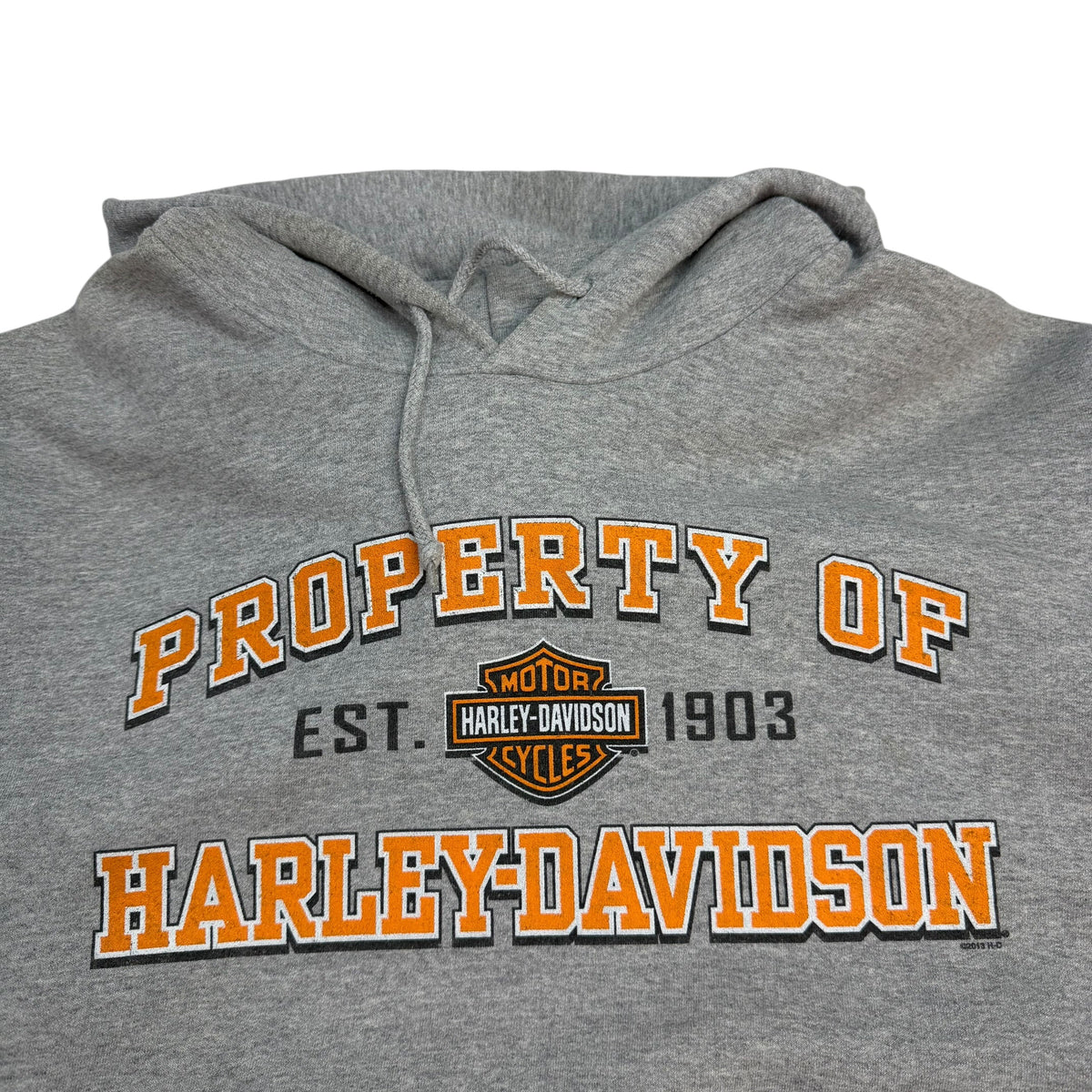 Vintage Harley Davidson Las Vegas Hoodie Grey