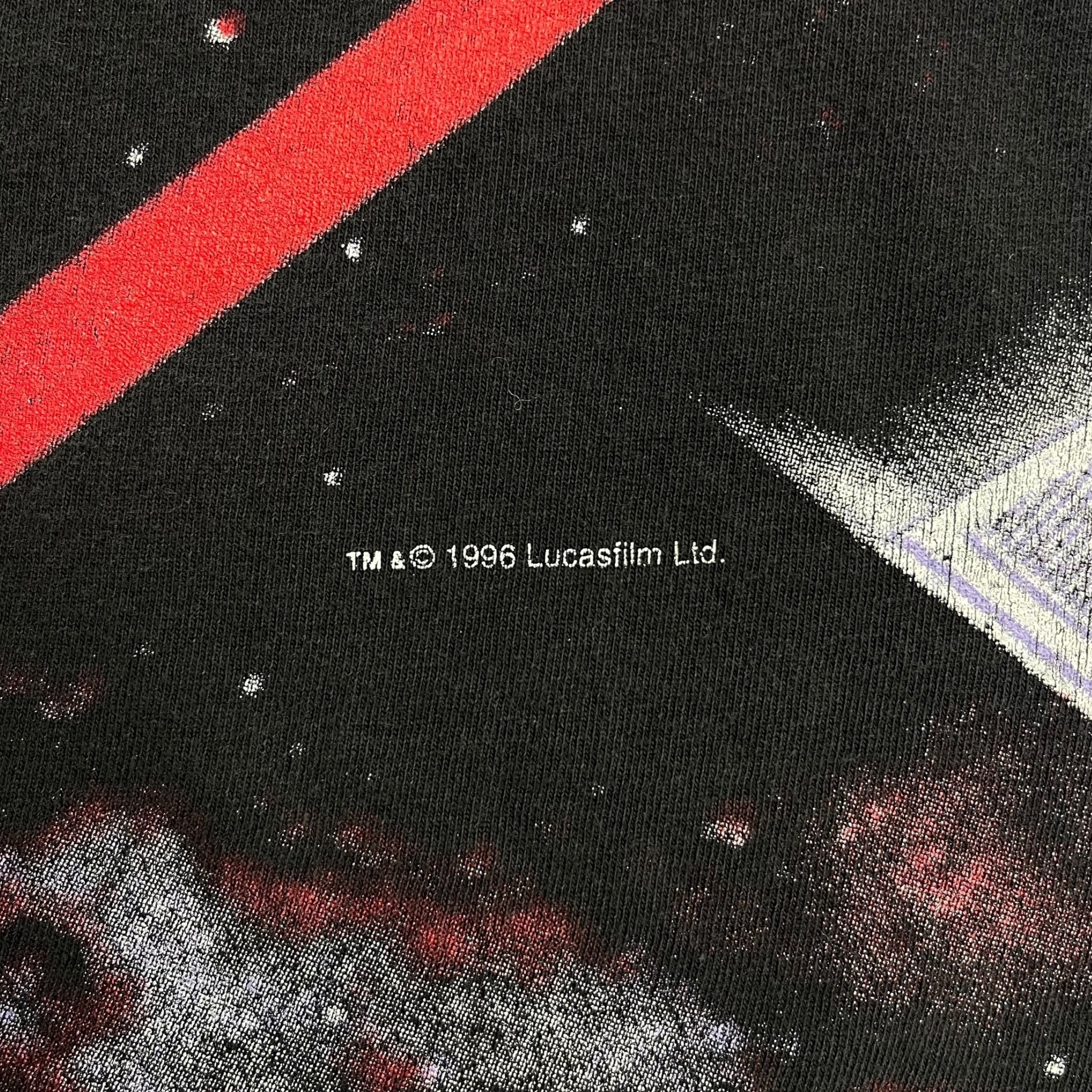 1996 Star Wars AOP X-Wing Battle T-Shirt