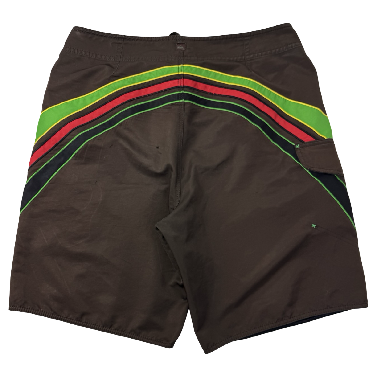 Vintage Y2K Quiksilver ‘69’ Surf Board Shorts Brown