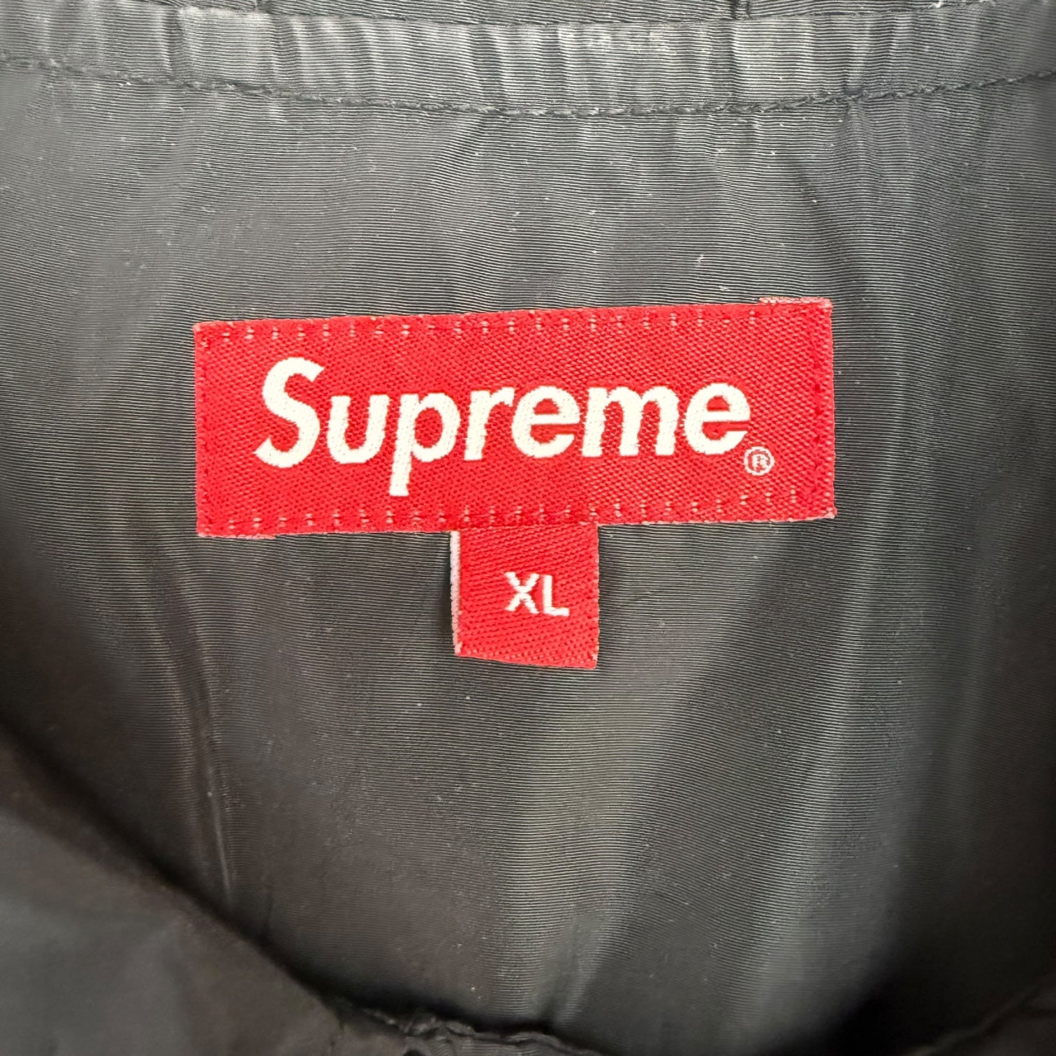 Supreme Spin Logo Coach Jacket Black