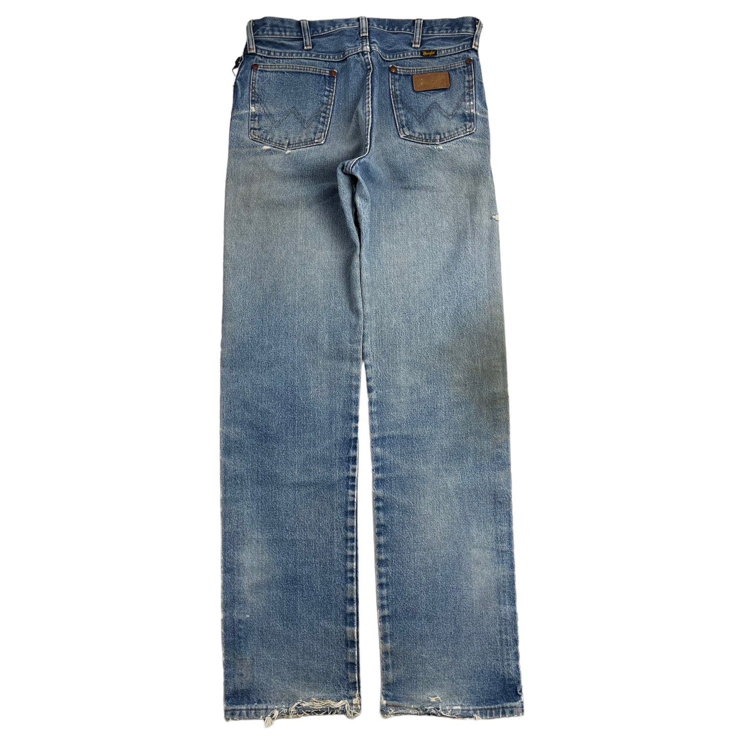 Vintage Distressed Wrangler Heavy Wash Denim Jeans