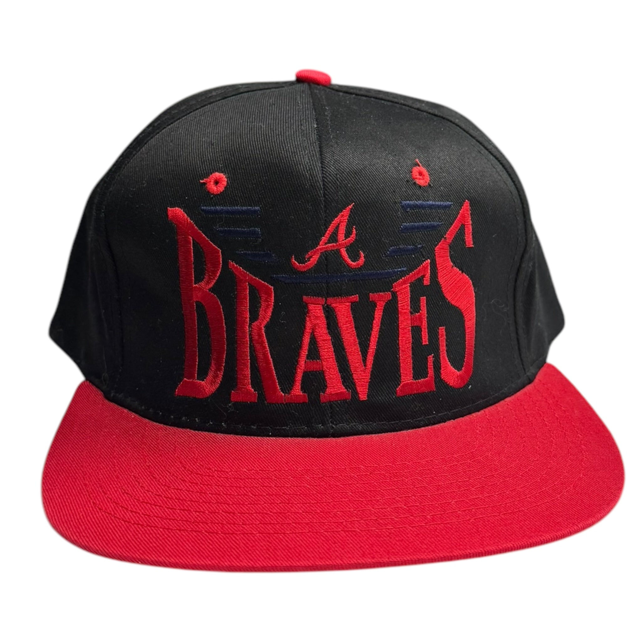Vintage Atlanta Braves Crest Logo Snapback Hat